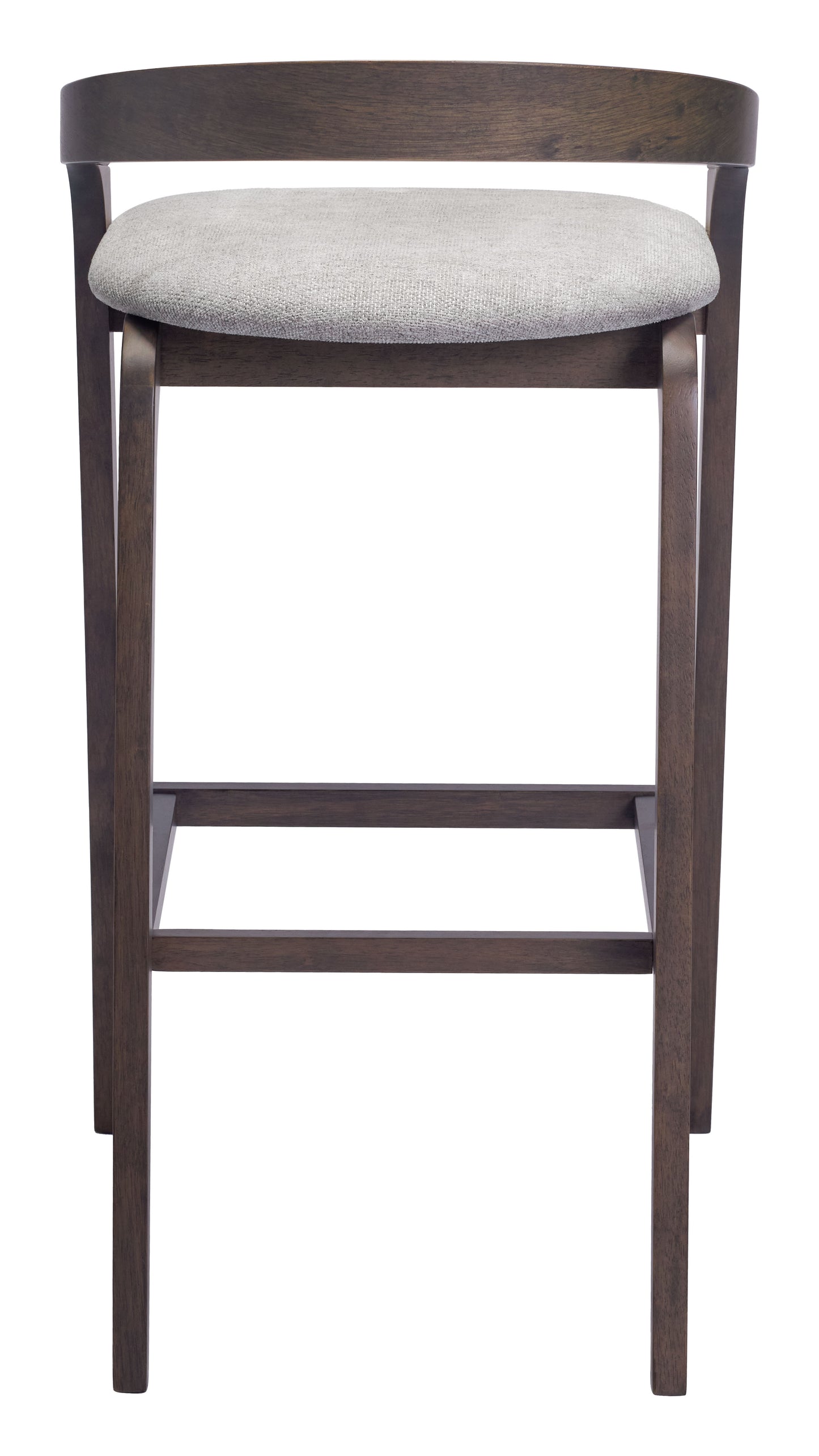 Troy Barstool (Set of 2) Dove Gray & Espresso - Disselt Designs