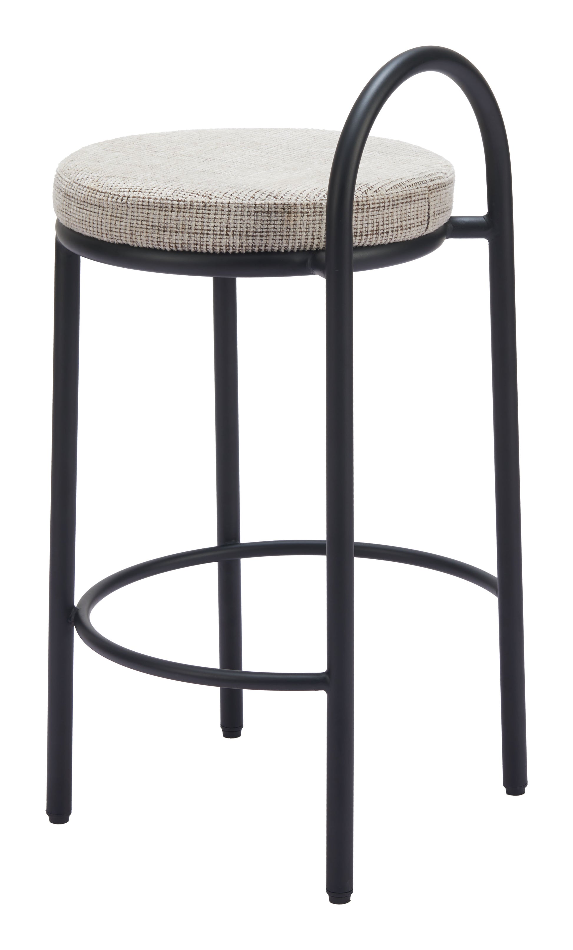 Sisal Counter Stool (Set of 2) Beige Tweed - Disselt Designs