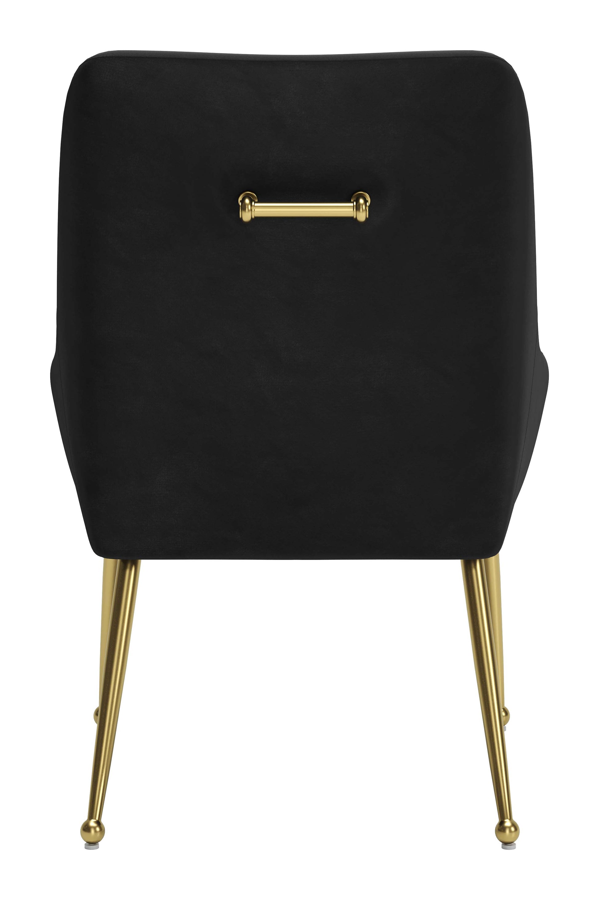 Maxine Dining Chair Black & Gold - Disselt Designs