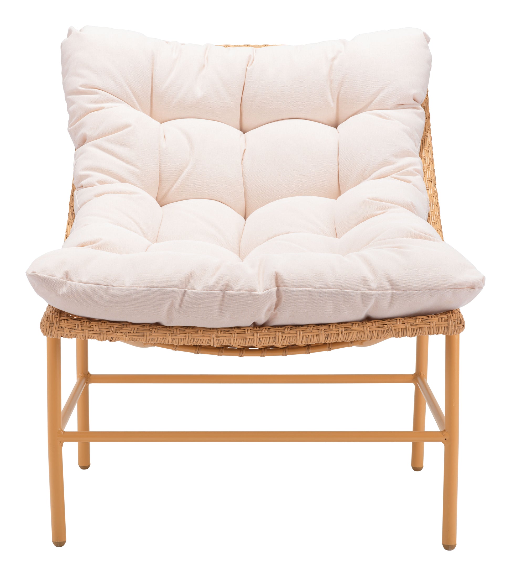 Merilyn Accent Chair Beige & Natural - Disselt Designs