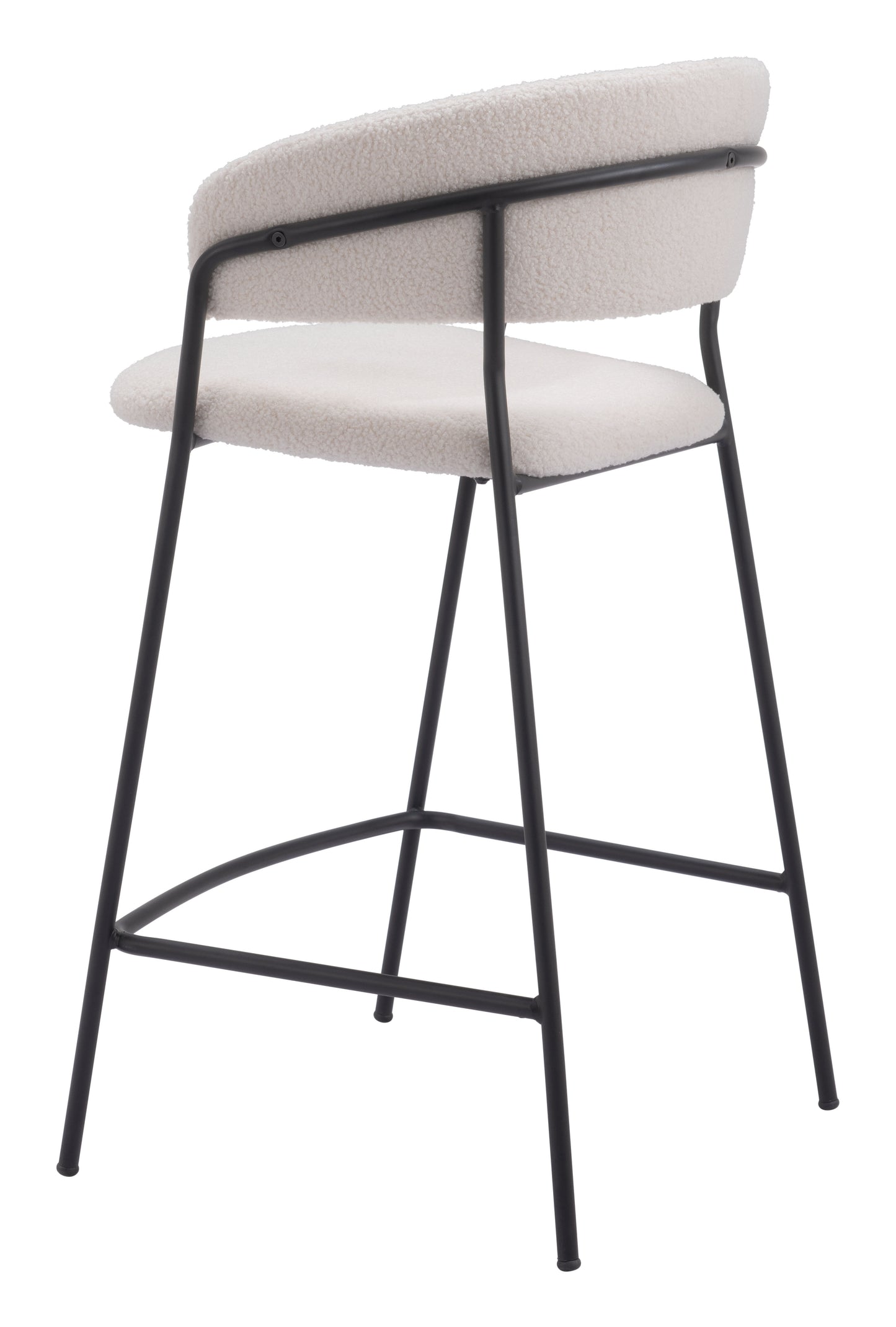 Josephine Counter Stool (Set of 2) Cream - Disselt Designs