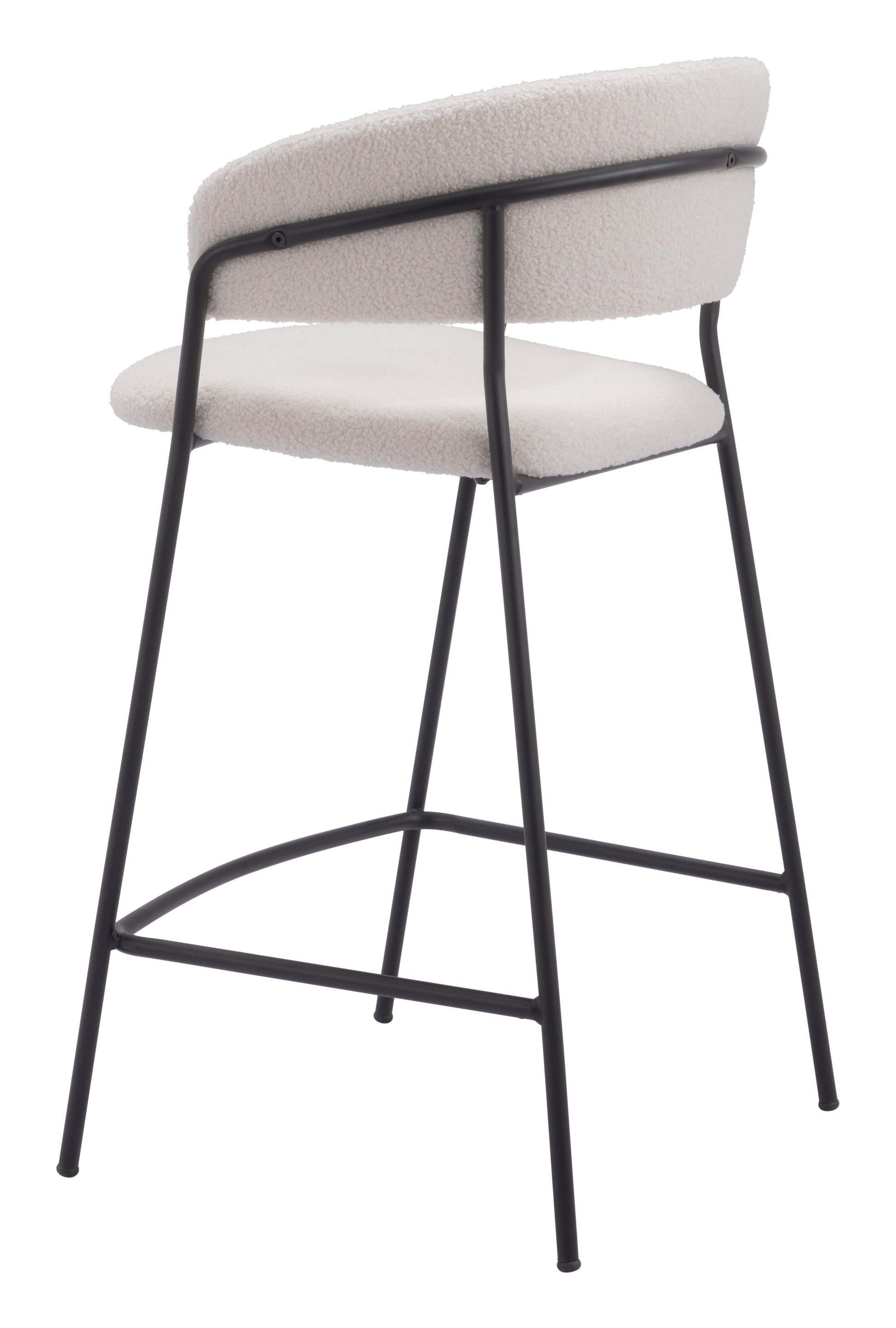 Josephine Counter Stool (Set of 2) Cream - Disselt Designs