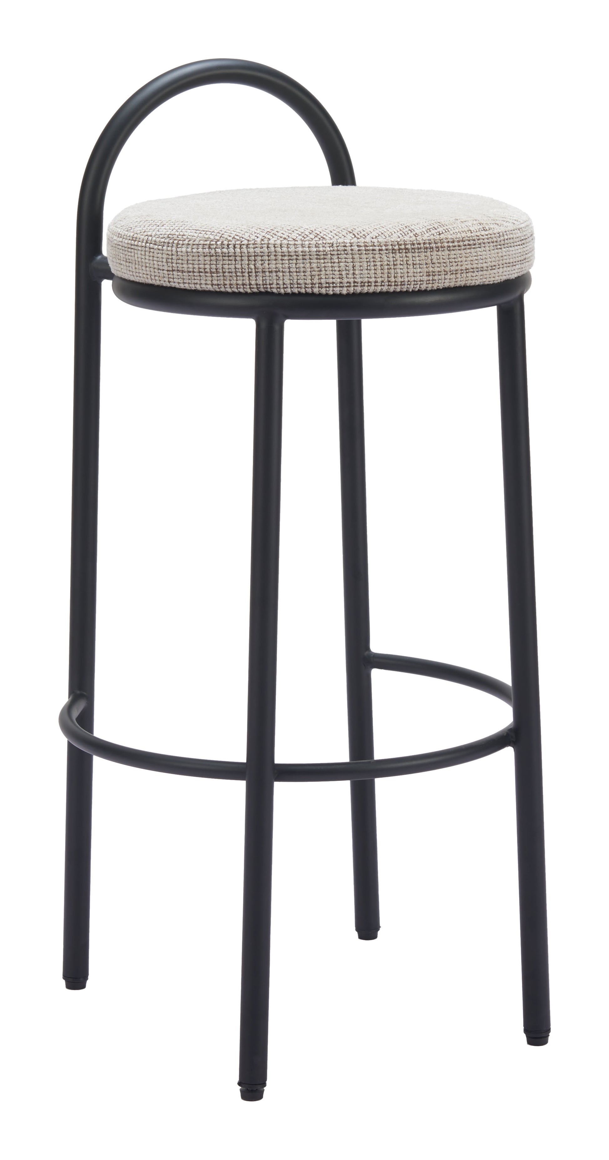 Sisal Barstool (Set of 2) Beige Tweed - Disselt Designs