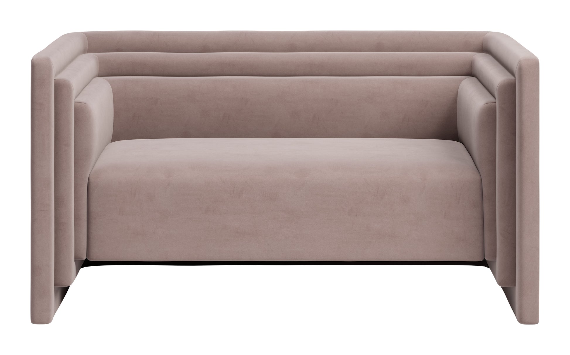 Trippel Loveseat Taupe - Disselt Designs