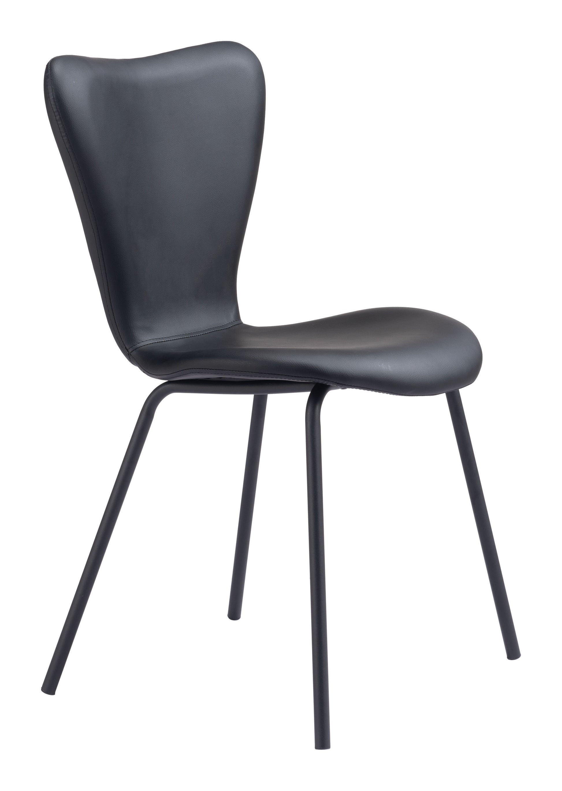 Torlo Dining Chair (Set of 2) Black - Disselt Designs