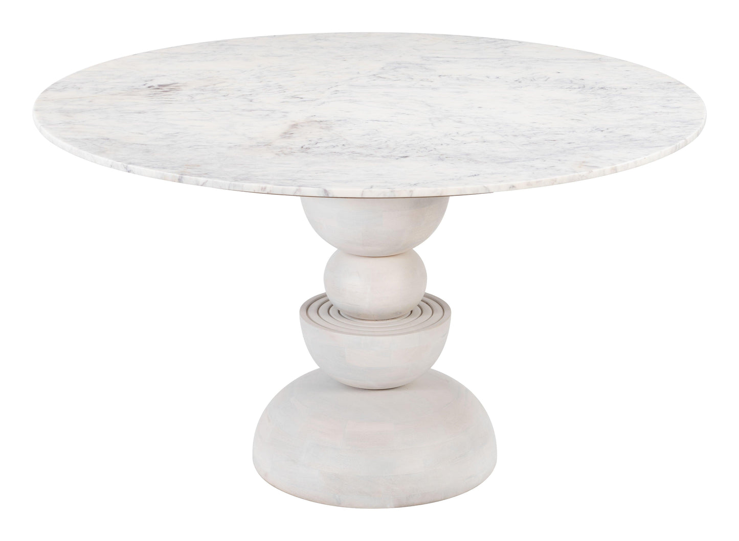 Astri Dining Table Whitewashed - Disselt Designs