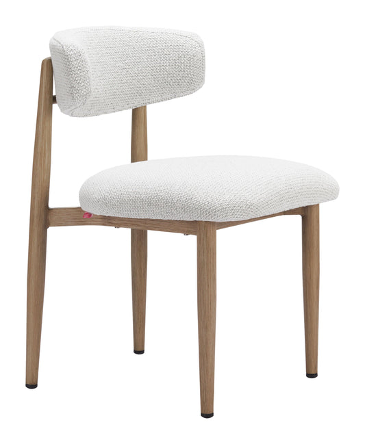 Bege Dining Chair White - Disselt Designs