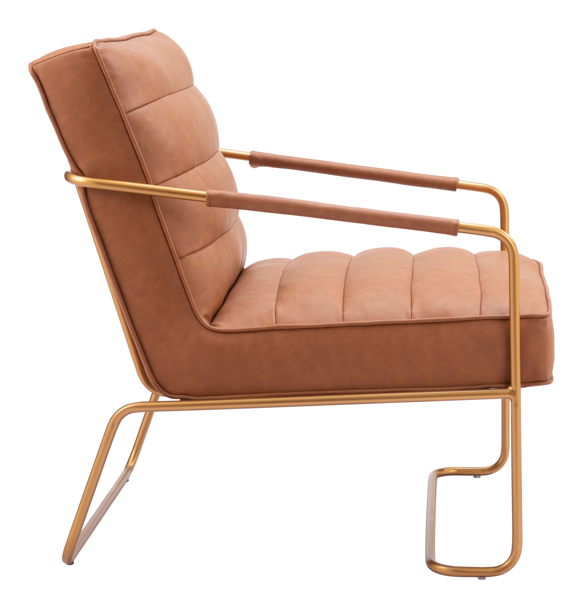 Dallas Accent Chair Vintage Brown - Disselt Designs