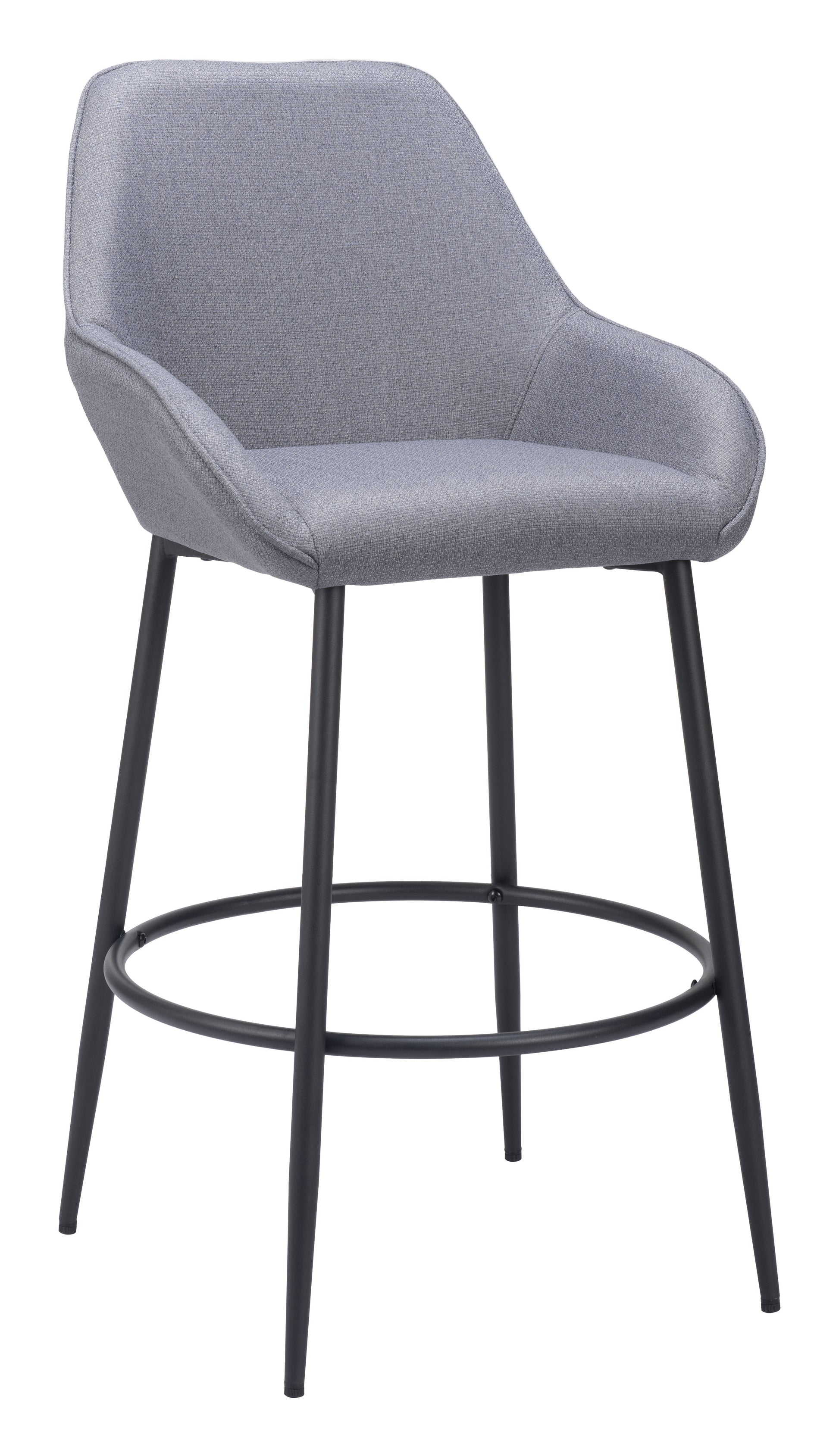Vila Barstool (Set of 2) Gray - Disselt Designs