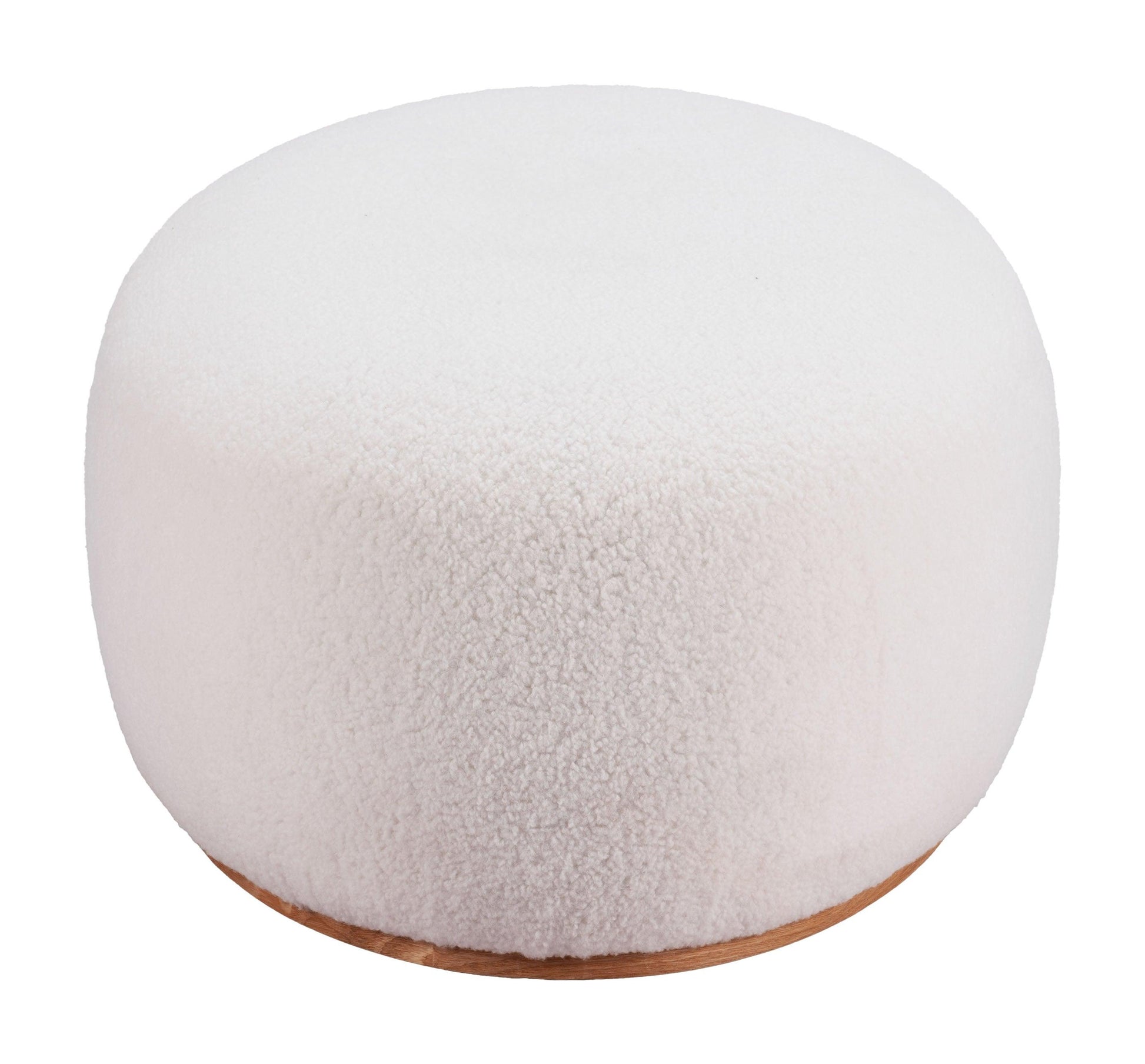 Amber Ottoman Cream - Disselt Designs