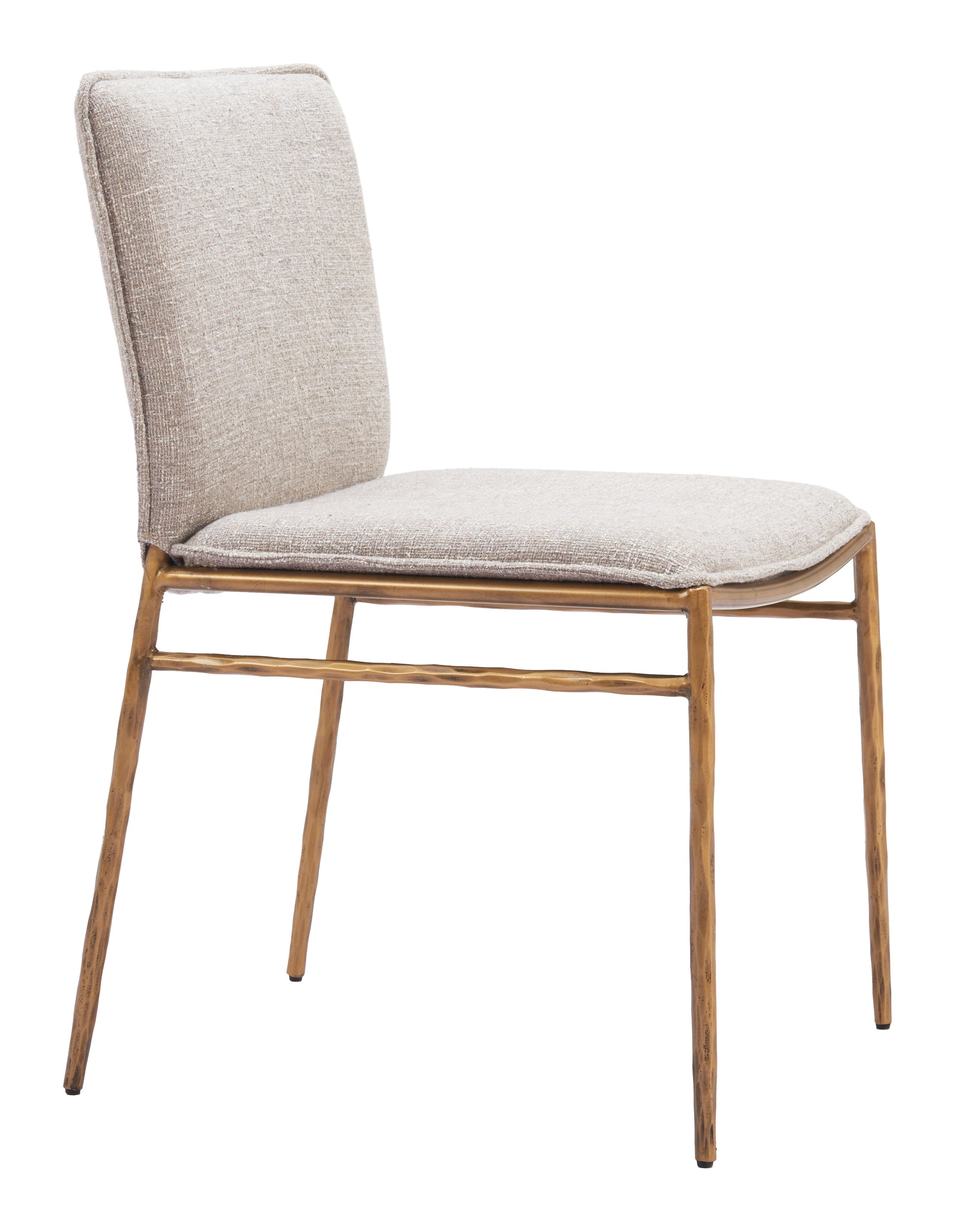 Nordvest Dining Chair Beige & Gold - Disselt Designs