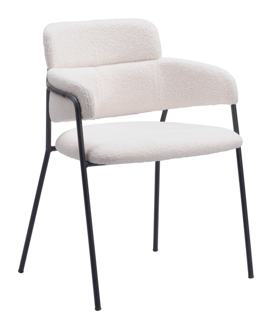 Marcel Dining Chair (Set of 2) Cream - Disselt Designs
