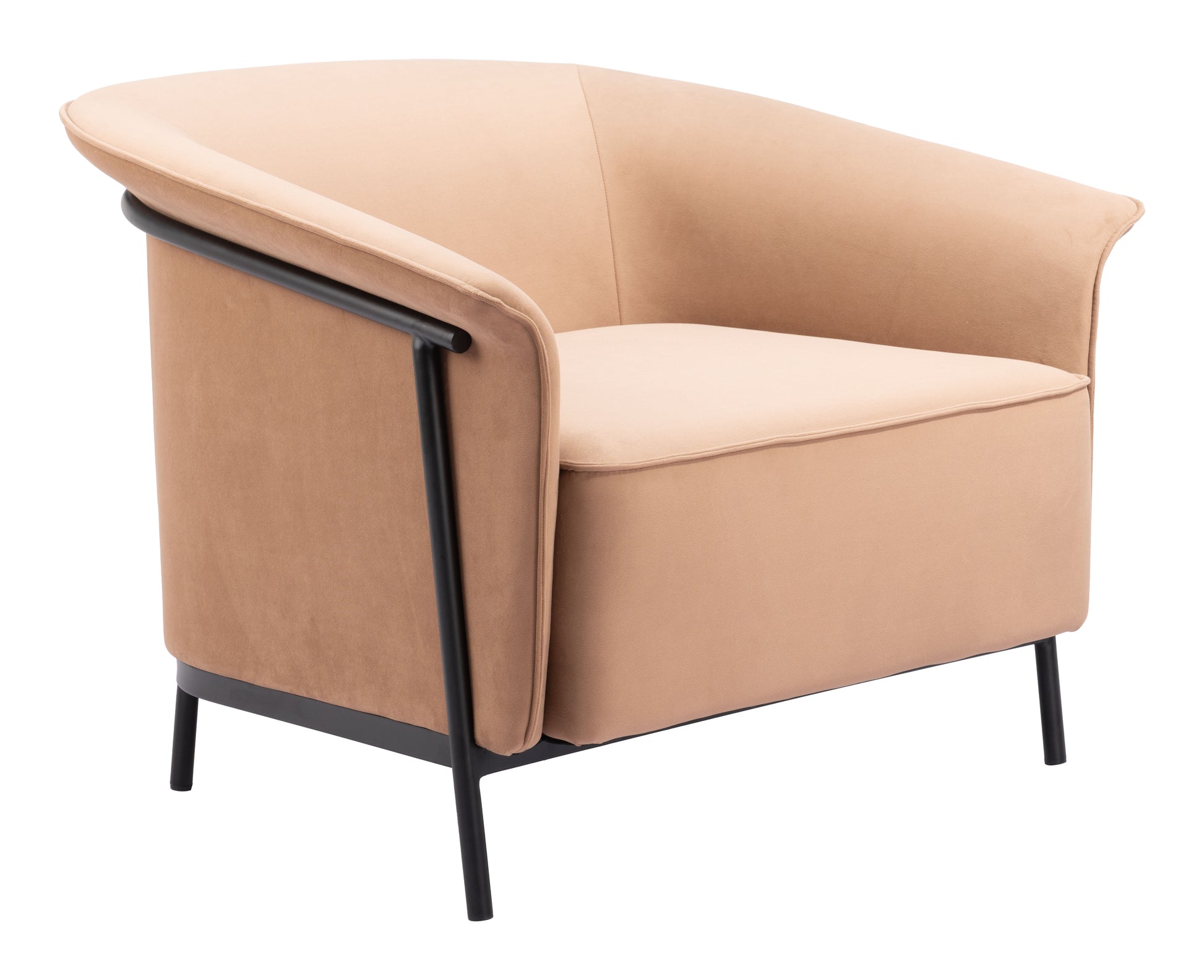Burry Accent Chair Tan - Disselt Designs