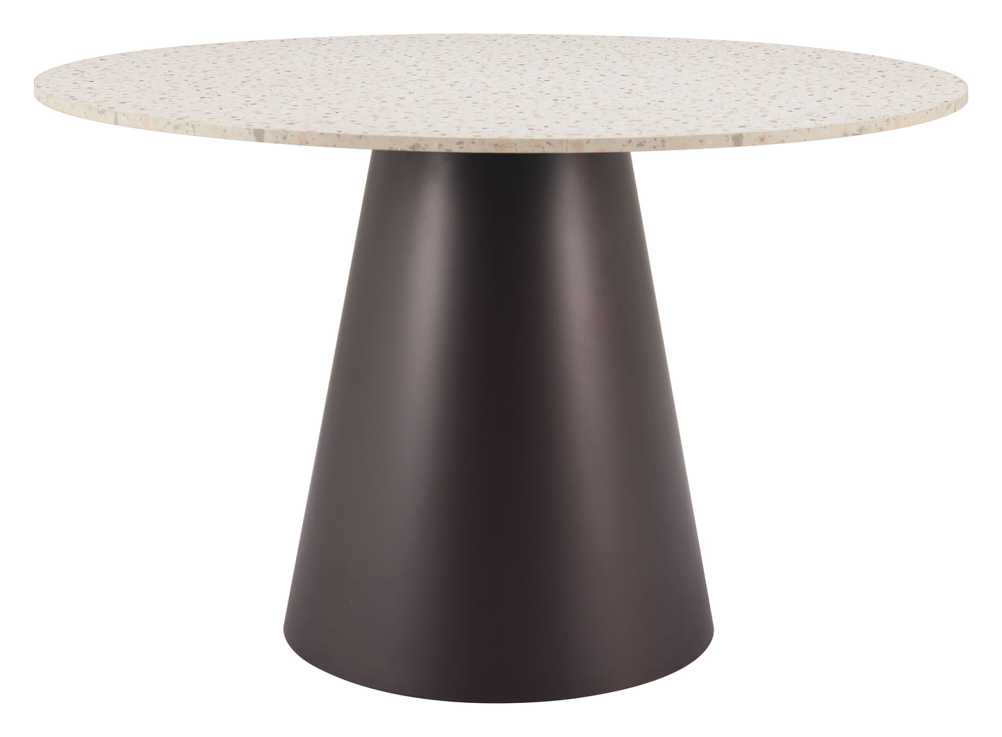 Jorf Dining Table Beige & Bronze - Disselt Designs