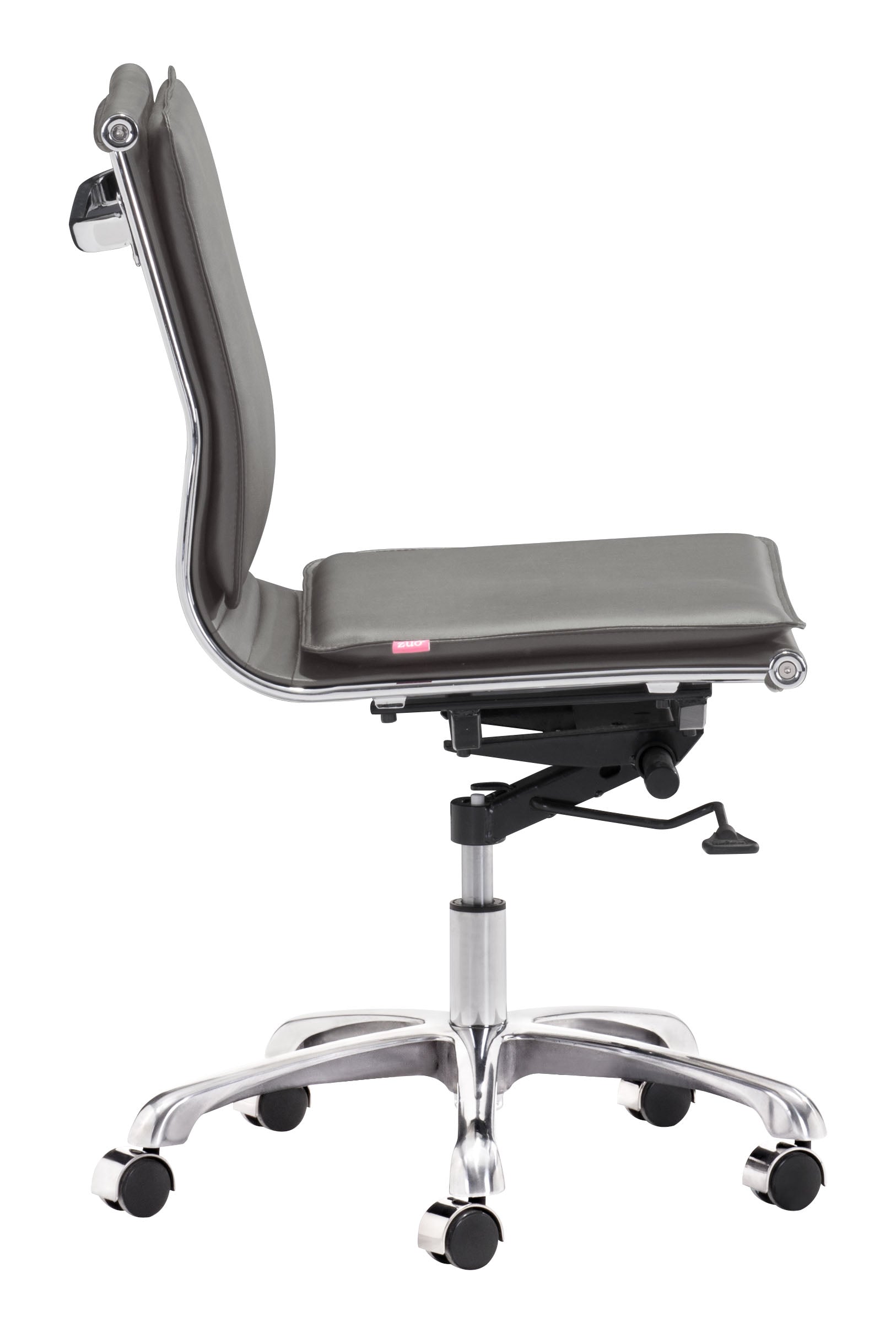 Lider Plus Armless Office Chair Gray - Disselt Designs
