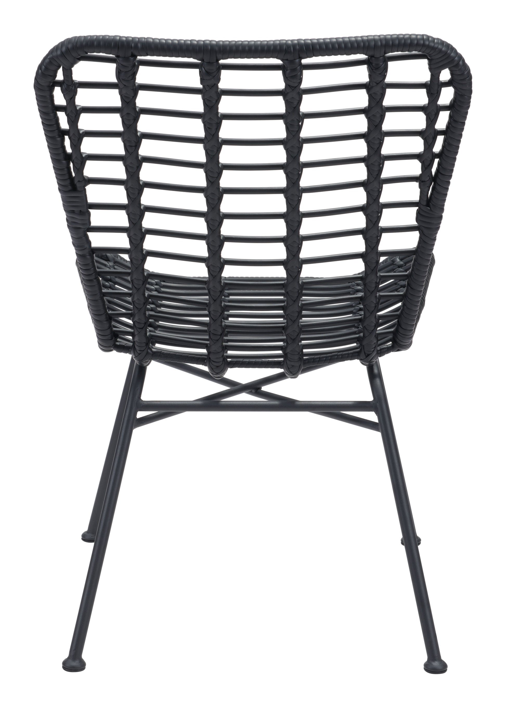 Lorena Dining Chair (Set of 2) Black - Disselt Designs