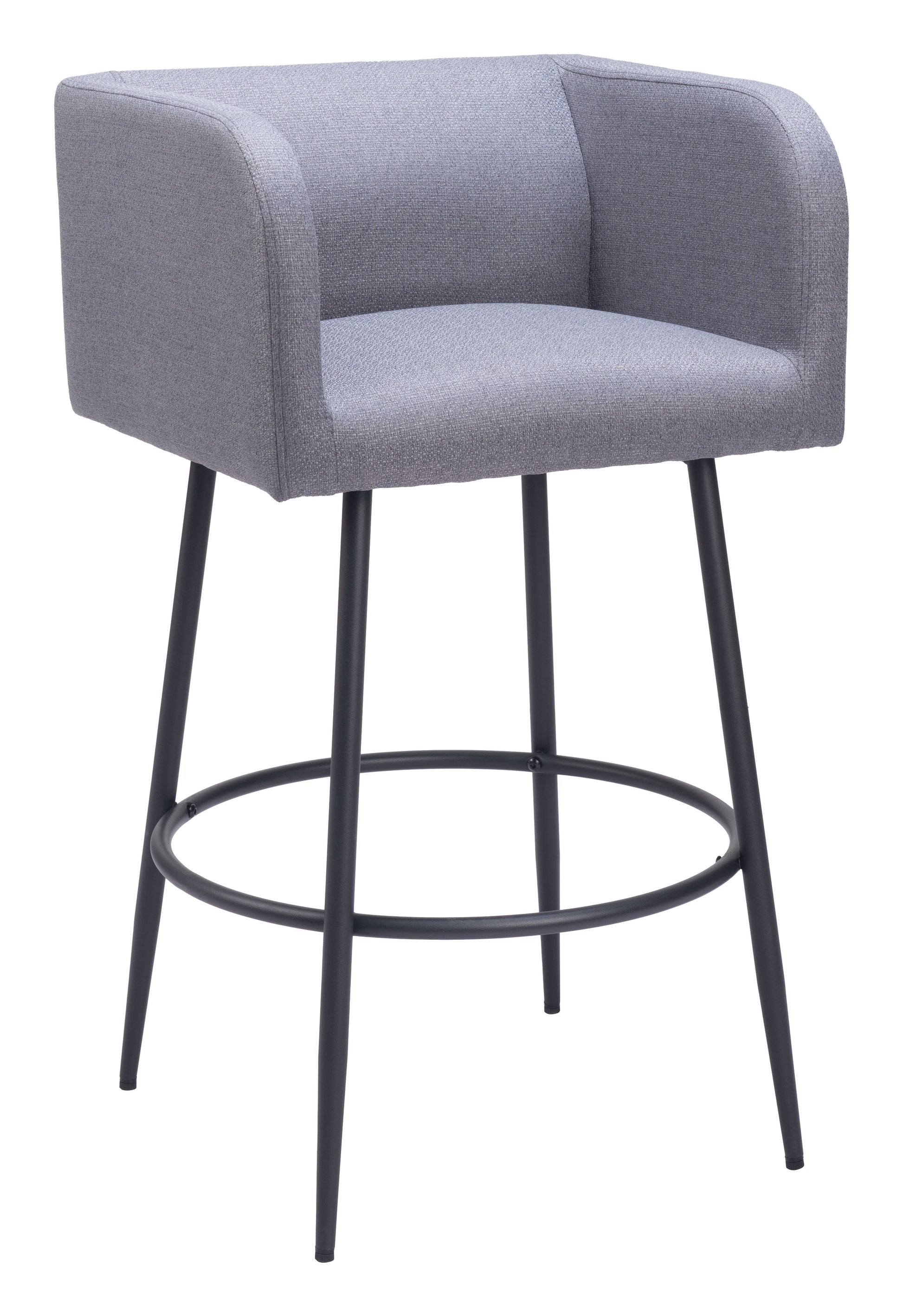 Horbat Barstool (Set of 2) Gray - Disselt Designs