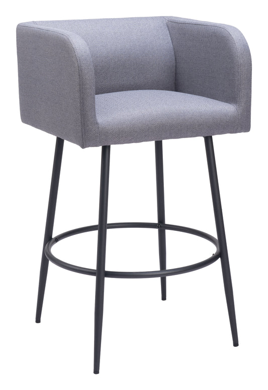 Horbat Barstool (Set of 2) Gray - Disselt Designs