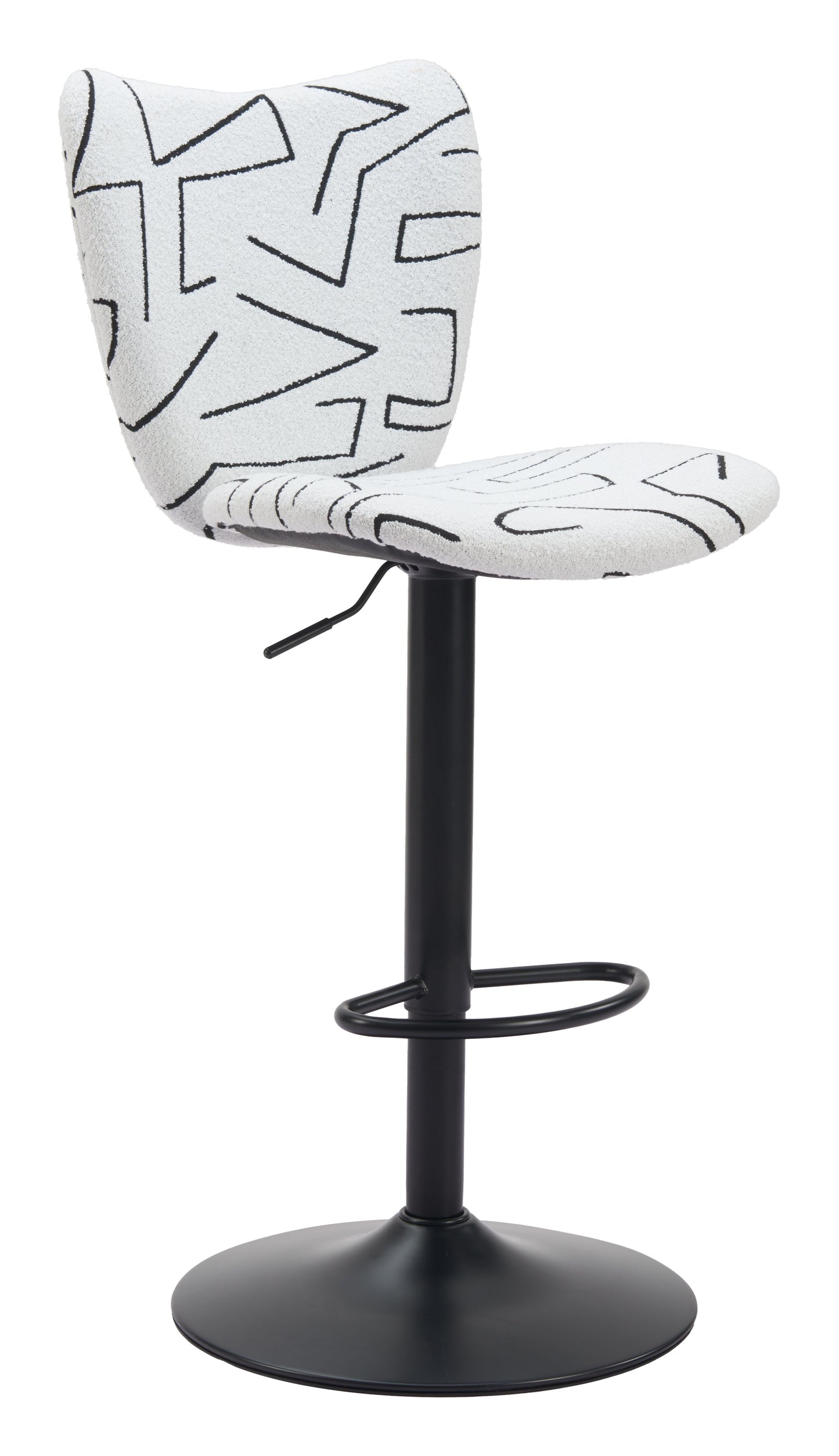 Elevate Barstool (Set of 2) White - Disselt Designs