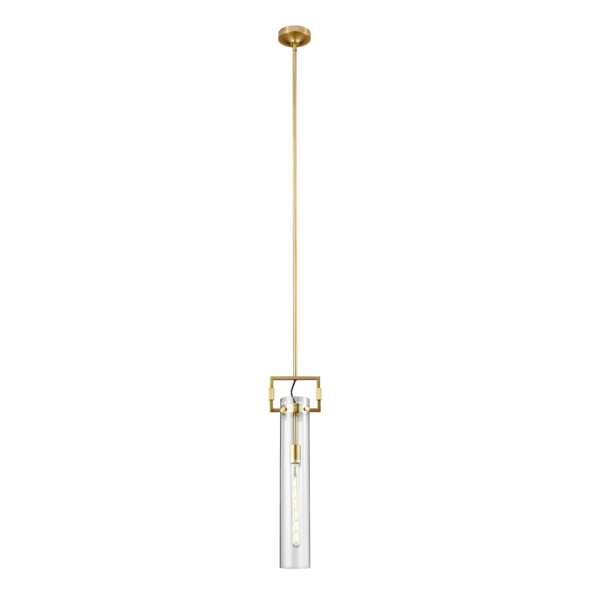 Zeus 1 LED Light Pendant // Crystal & Gold - Disselt Designs