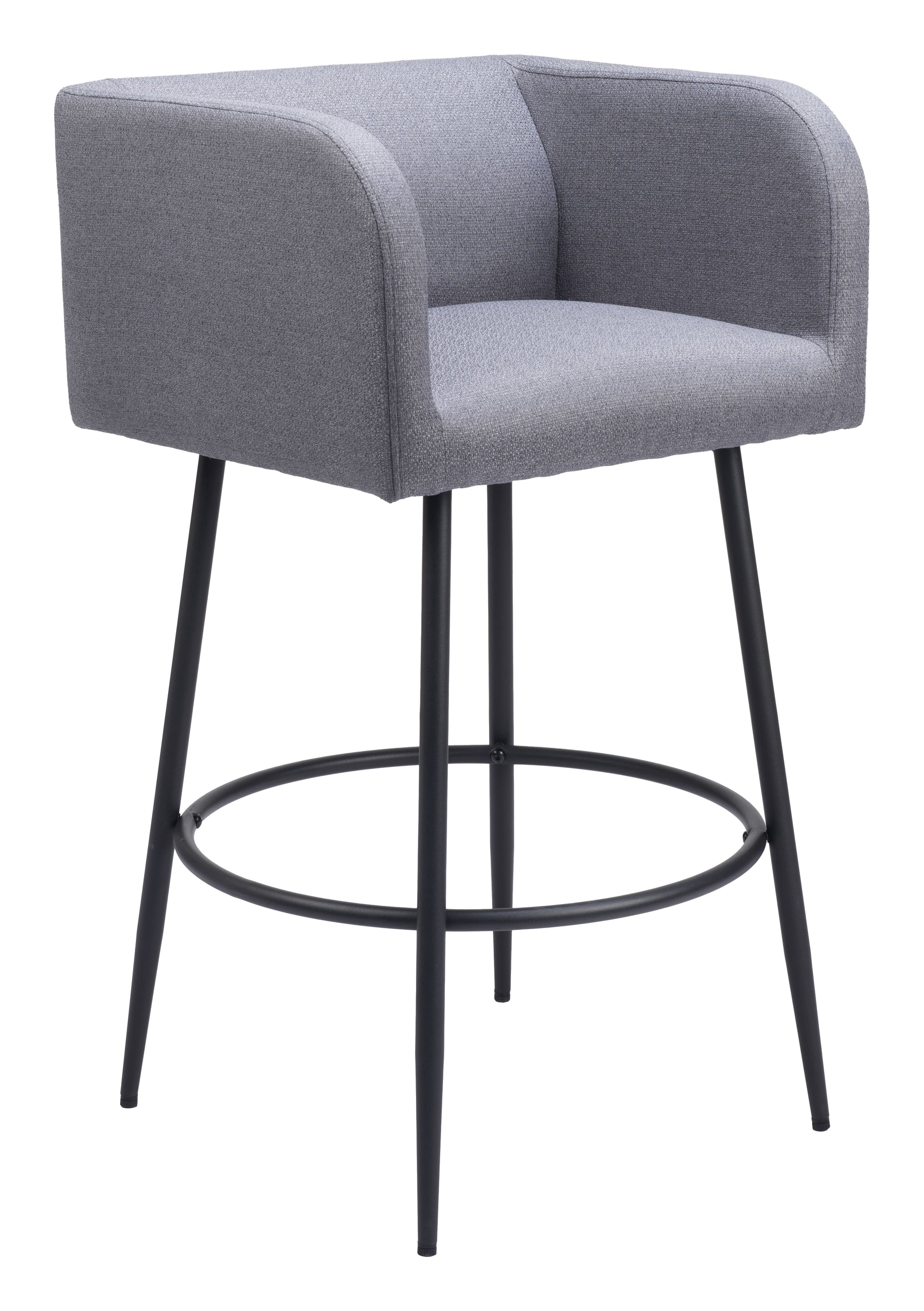 Horbat Barstool (Set of 2) Gray - Disselt Designs