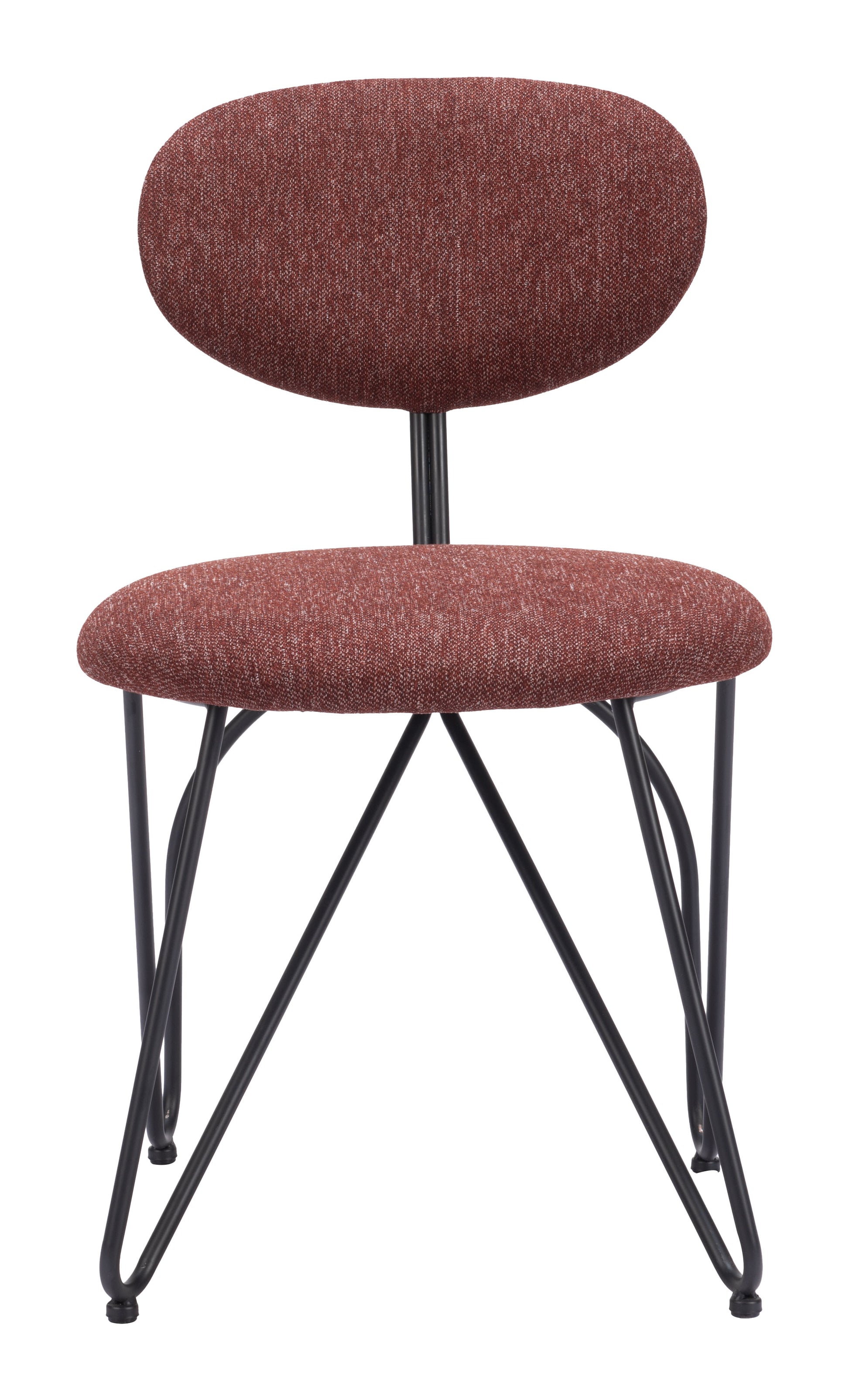Novi Dining Chair (Set of 2) Maroon Brown - Disselt Designs