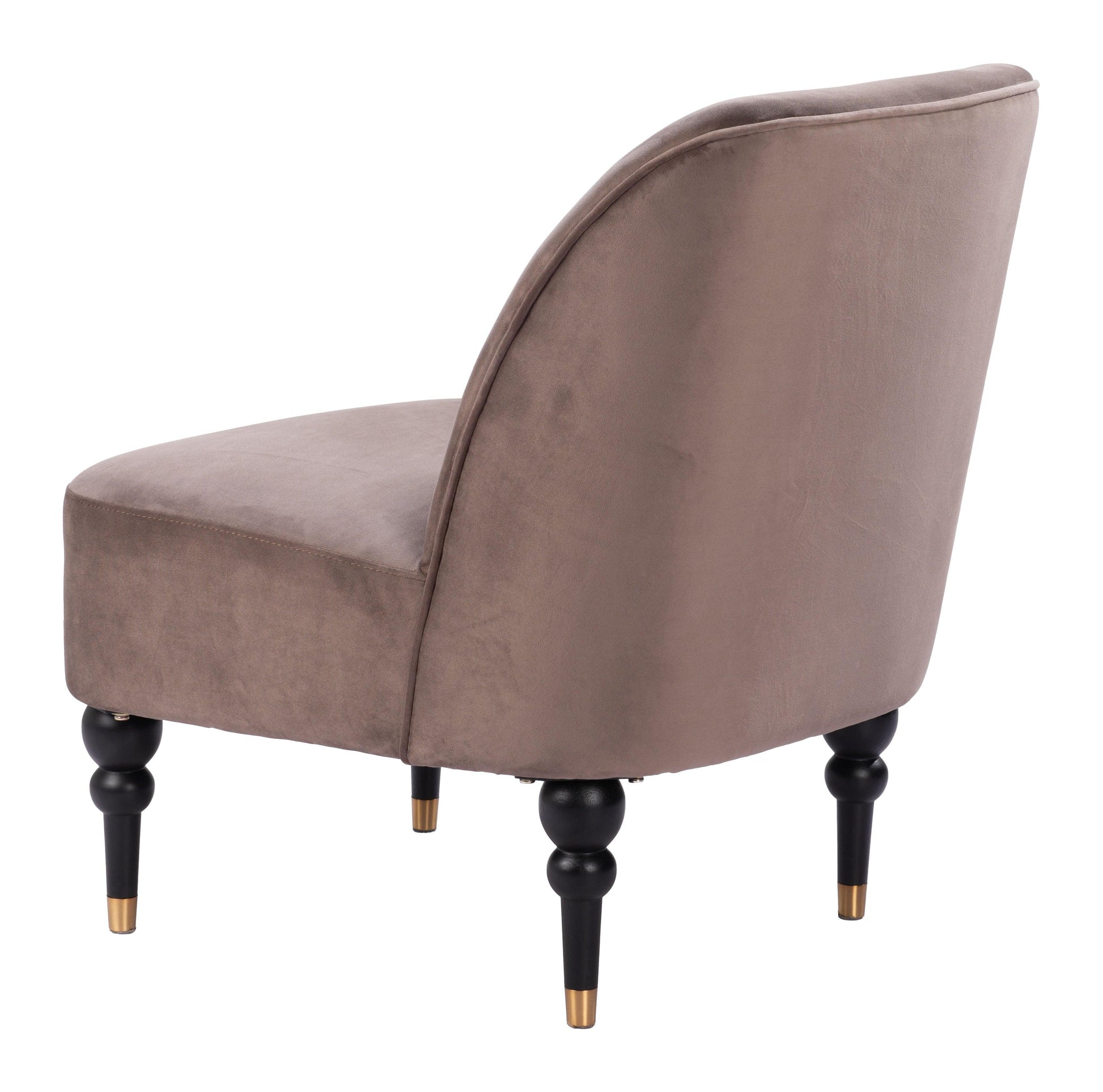 Bintulu Accent Chair Taupe - Disselt Designs
