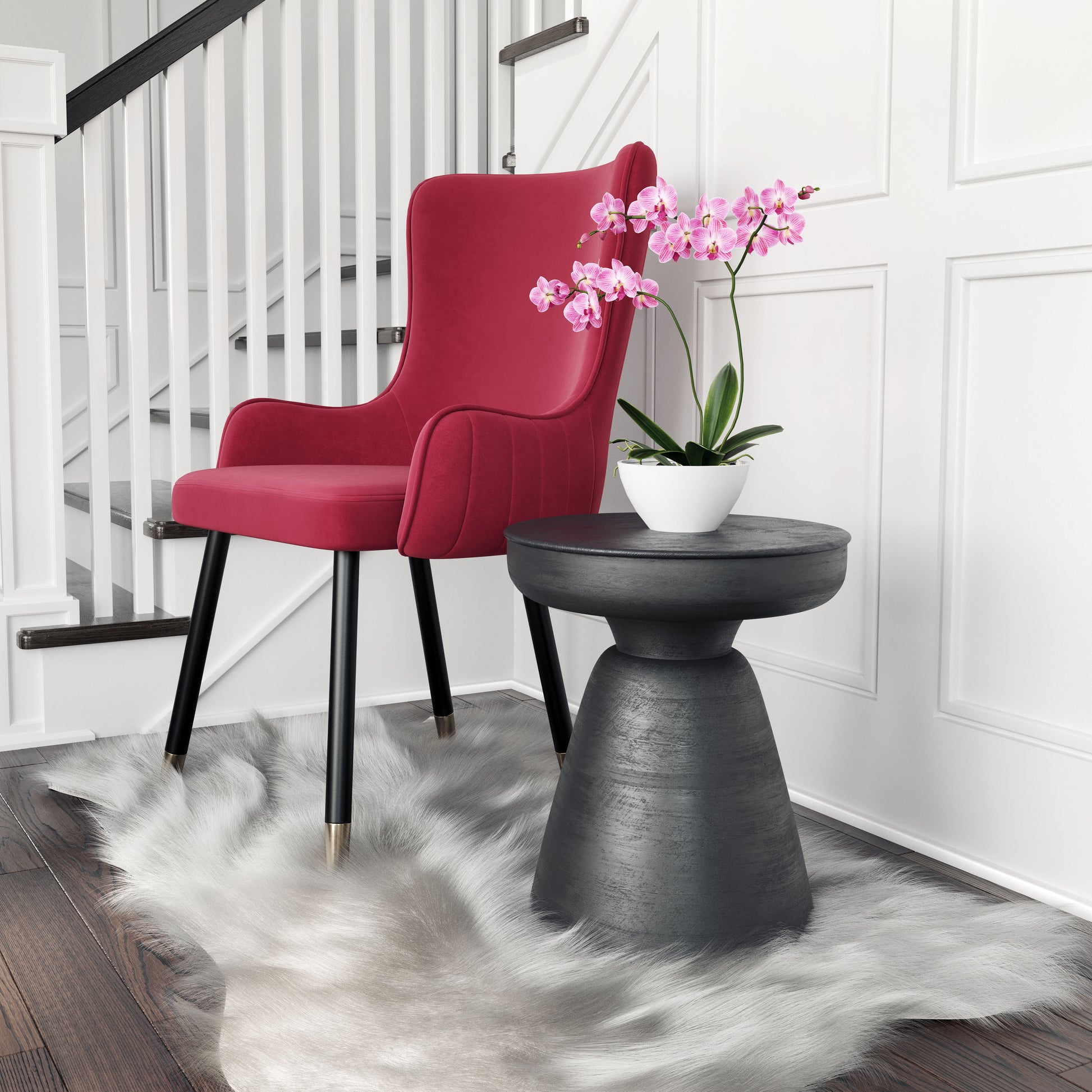 Sage Side Table Black - Disselt Designs