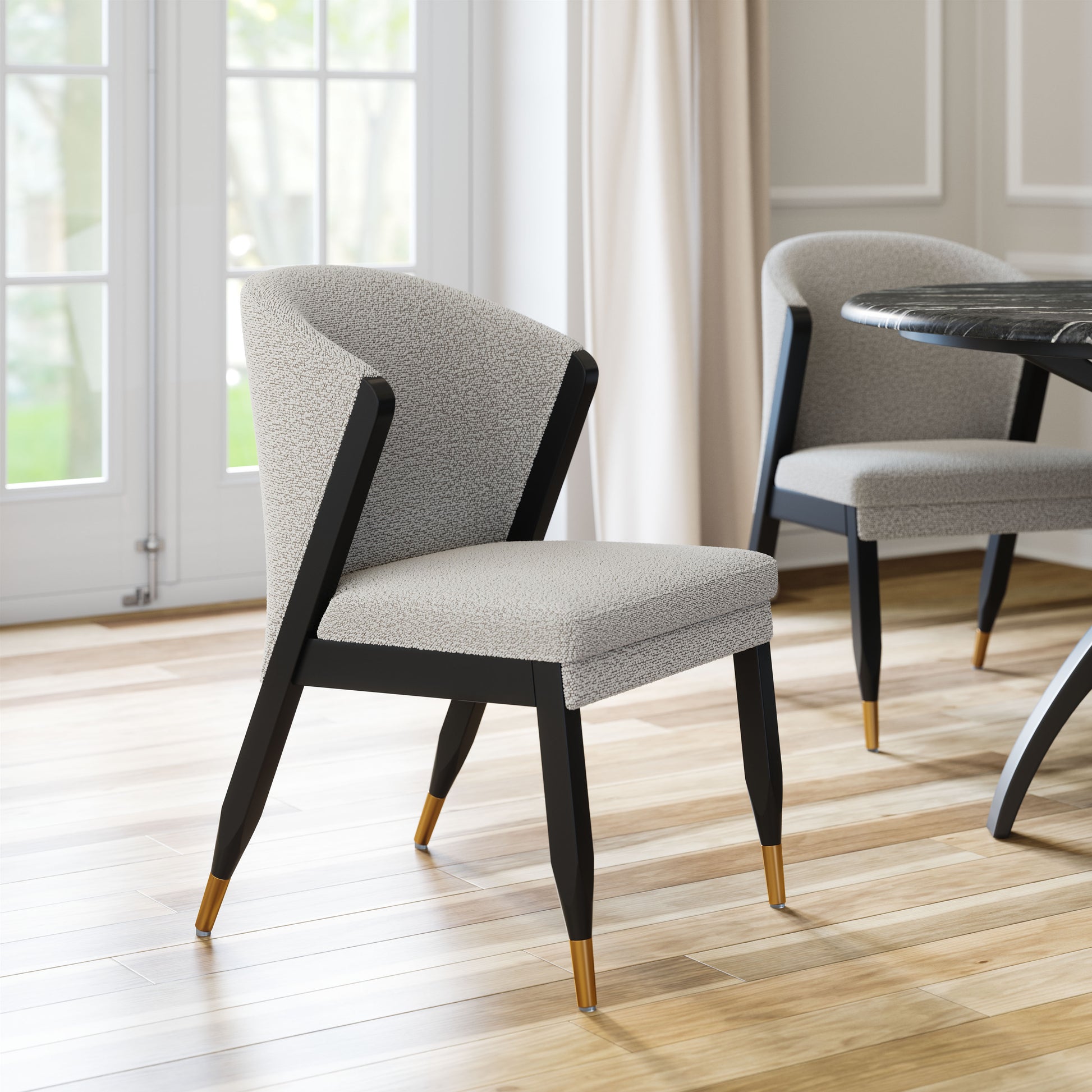Pula Dining Chair Misty Gray - Disselt Designs