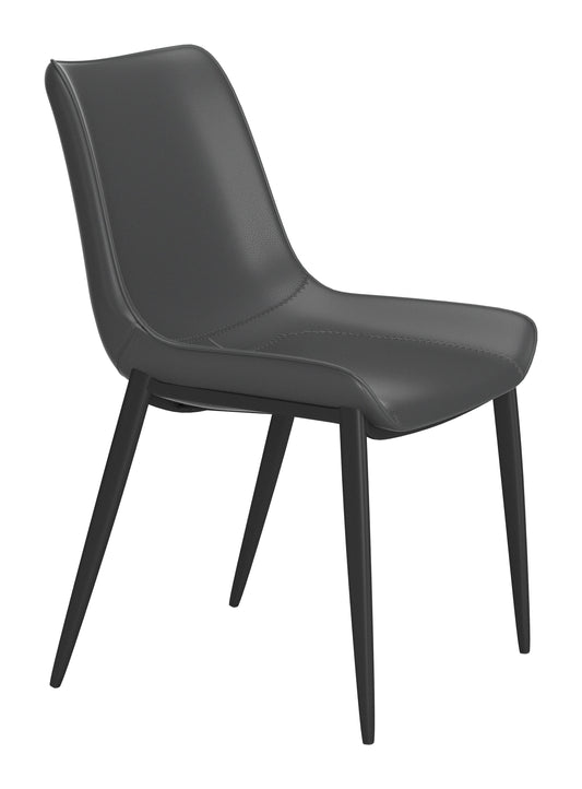 Magnus Dining Chair (Set of 2) Black - Disselt Designs