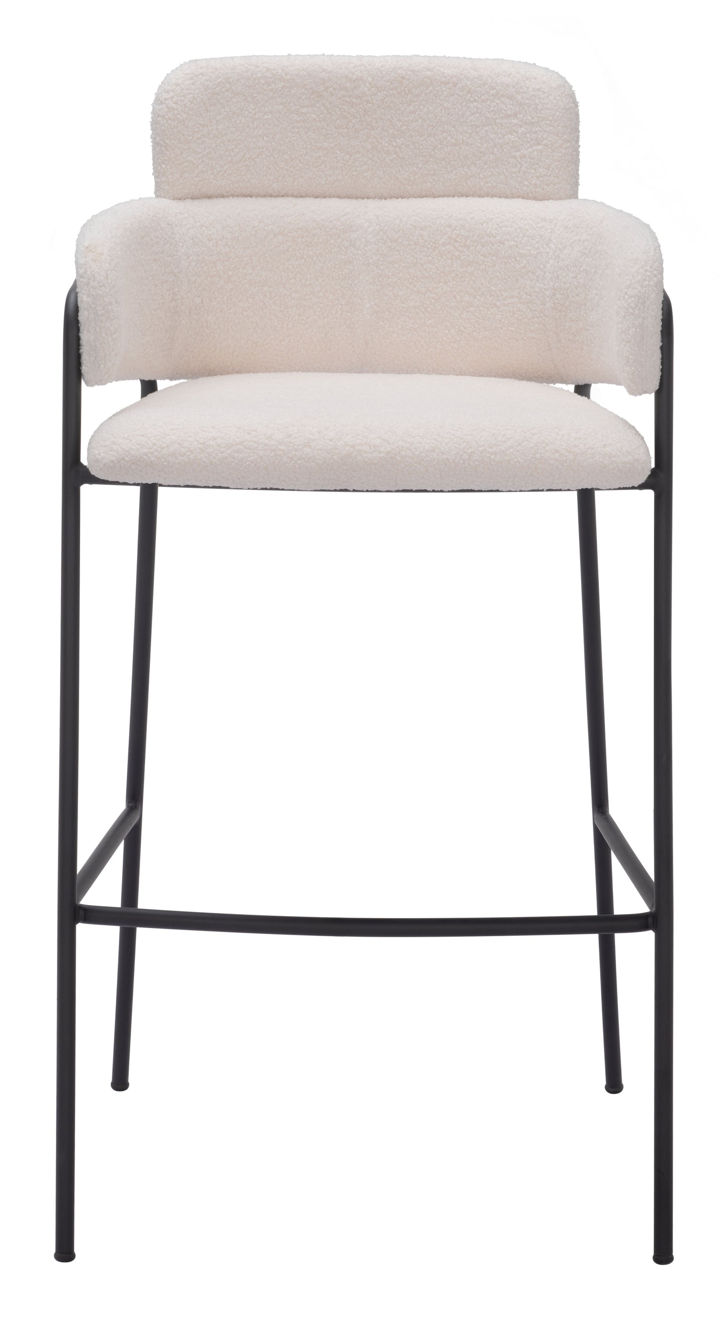 Marcel Barstool (Set of 2) Cream - Disselt Designs