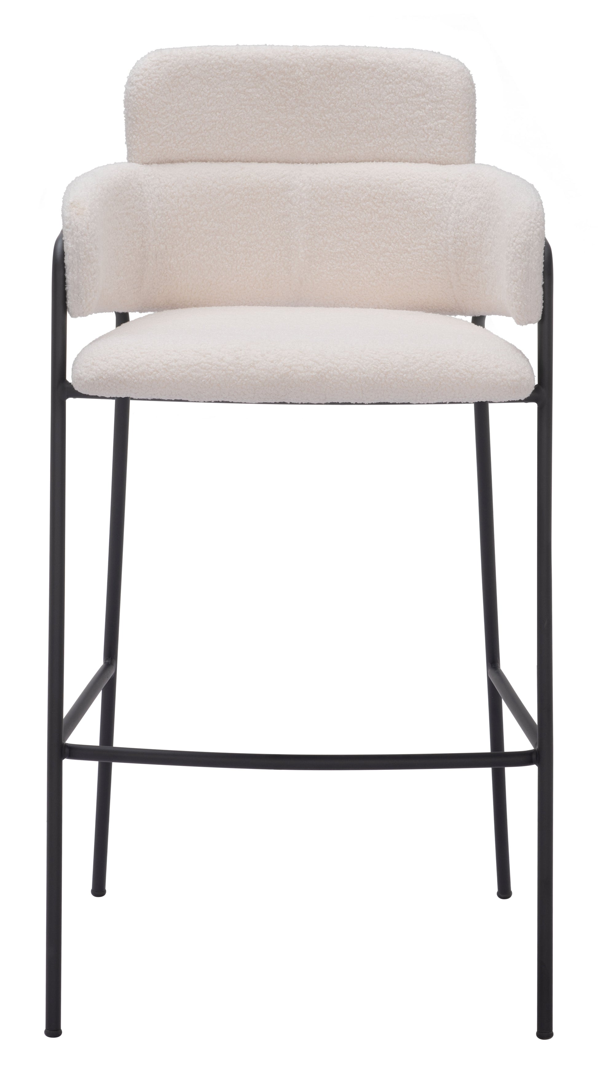 Marcel Barstool (Set of 2) Cream - Disselt Designs