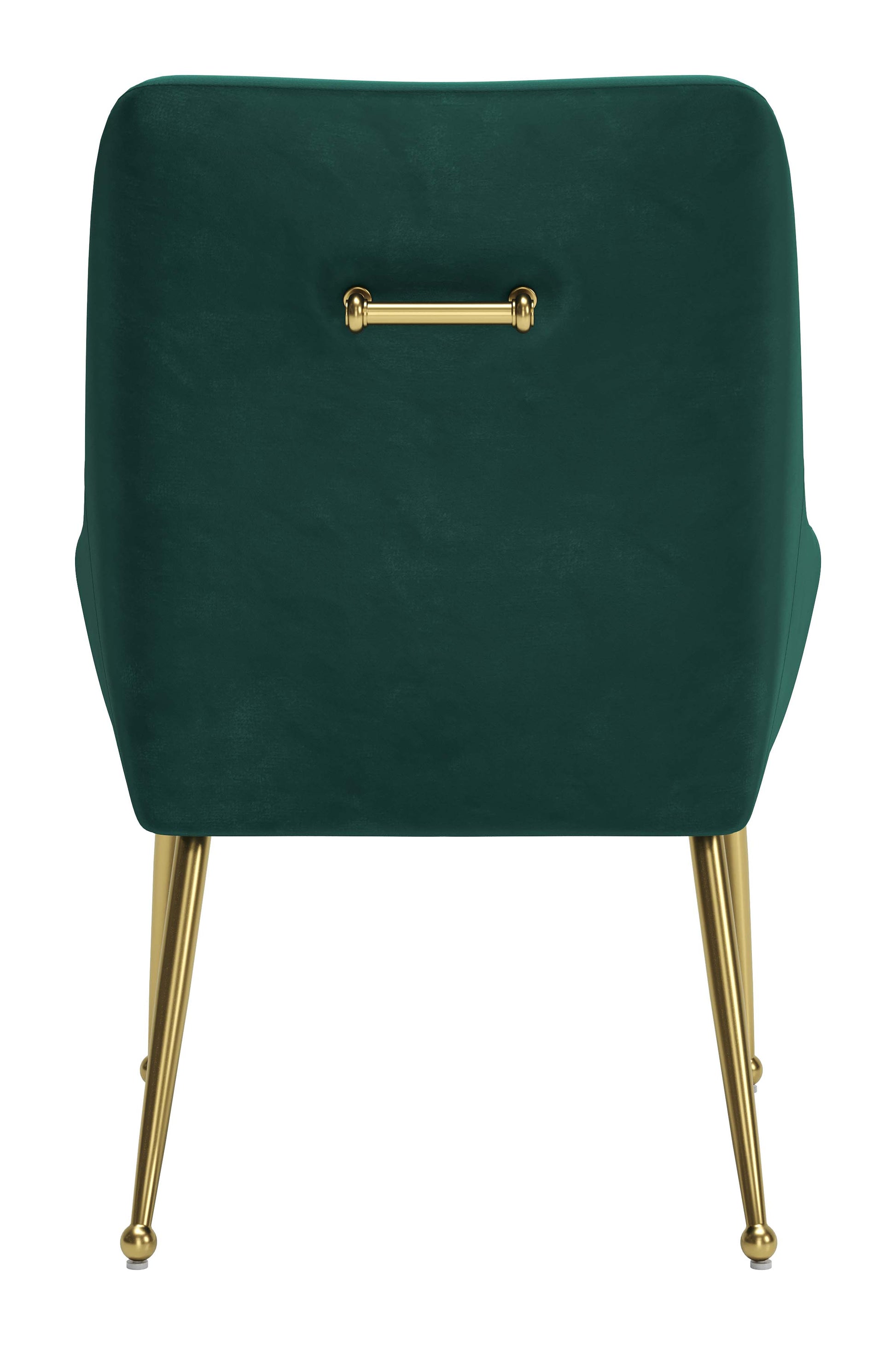 Maxine Dining Chair Green & Gold - Disselt Designs