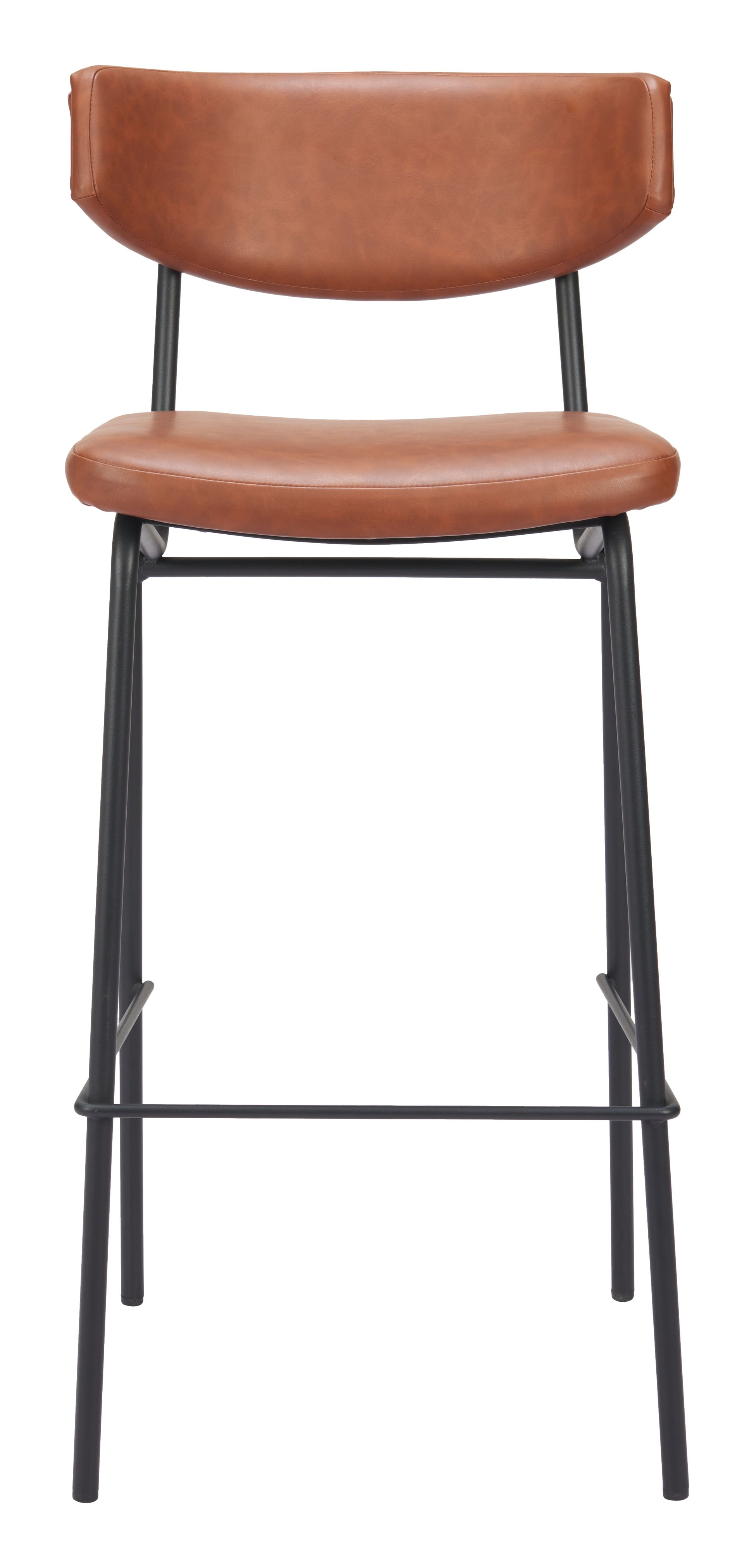 Charon Barstool (Set of 2) Vintage Brown - Disselt Designs