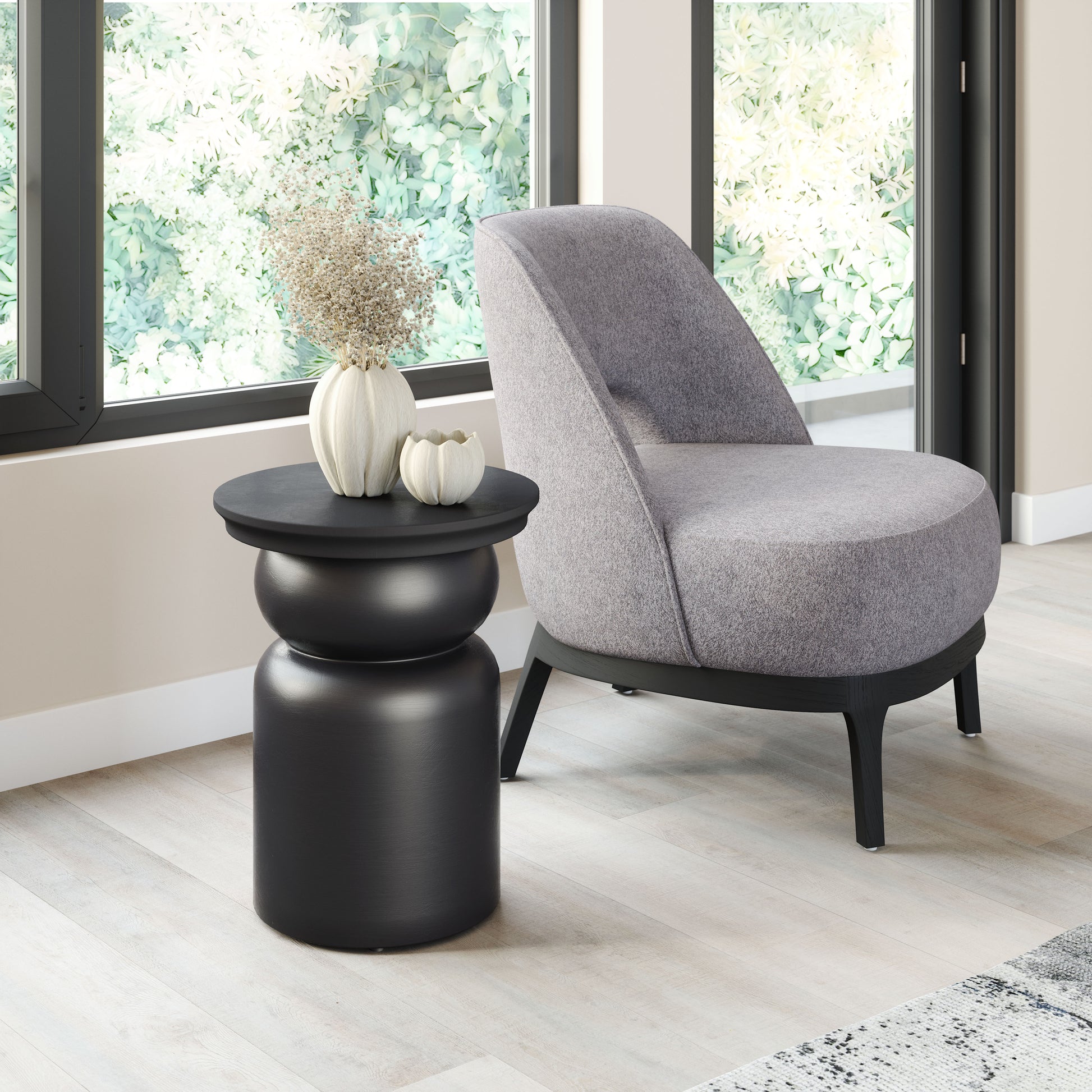 Colombo Side Table Black - Disselt Designs