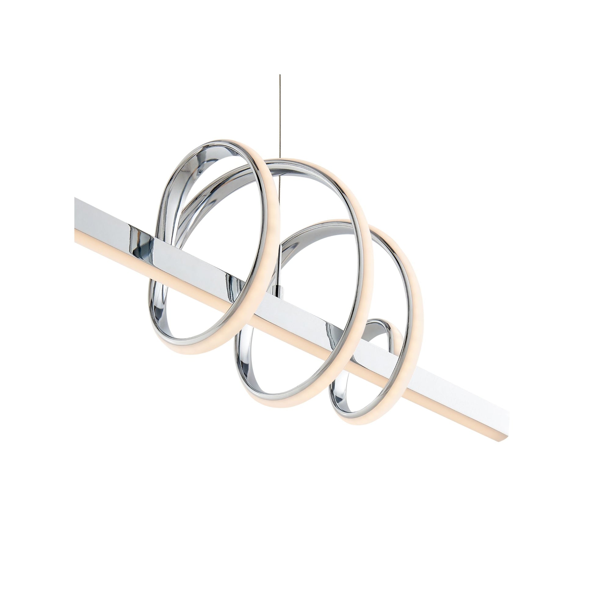 Salzburg Linear Chandelier // Chrome - Disselt Designs