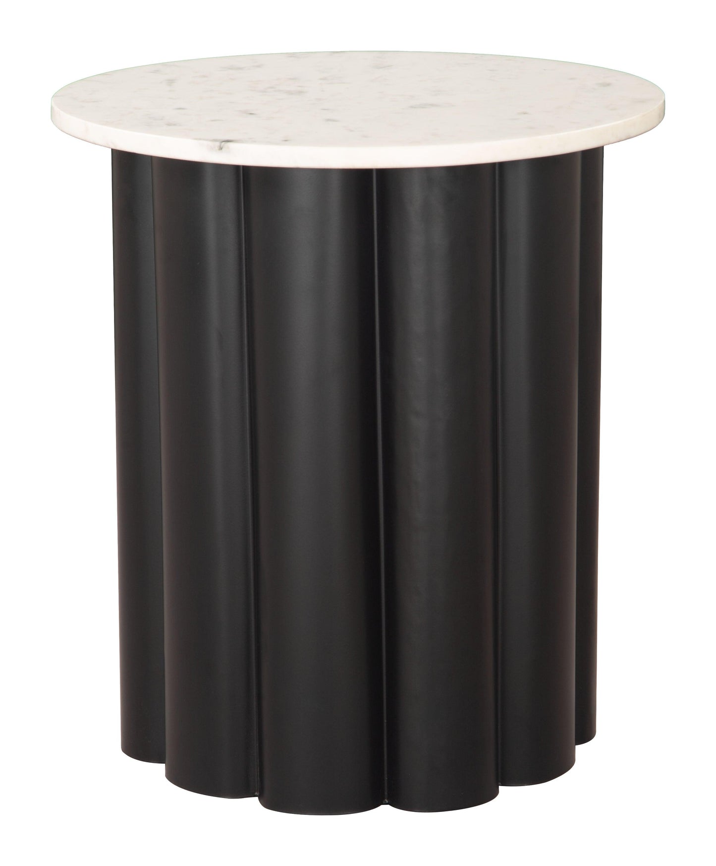 Slika Side Table White & Black - Disselt Designs