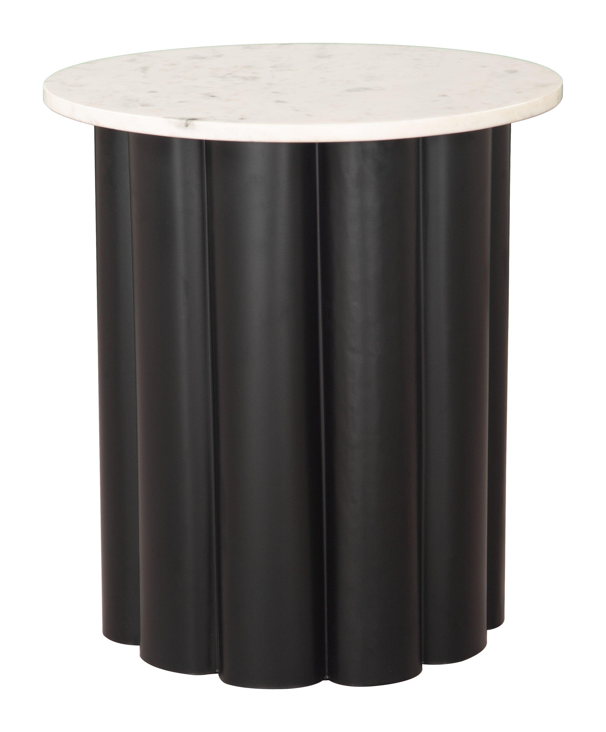 Slika Side Table White & Black - Disselt Designs