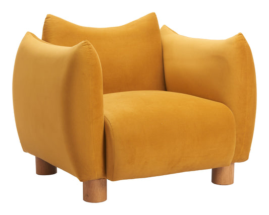 Meia Accent Chair Mustard - Disselt Designs