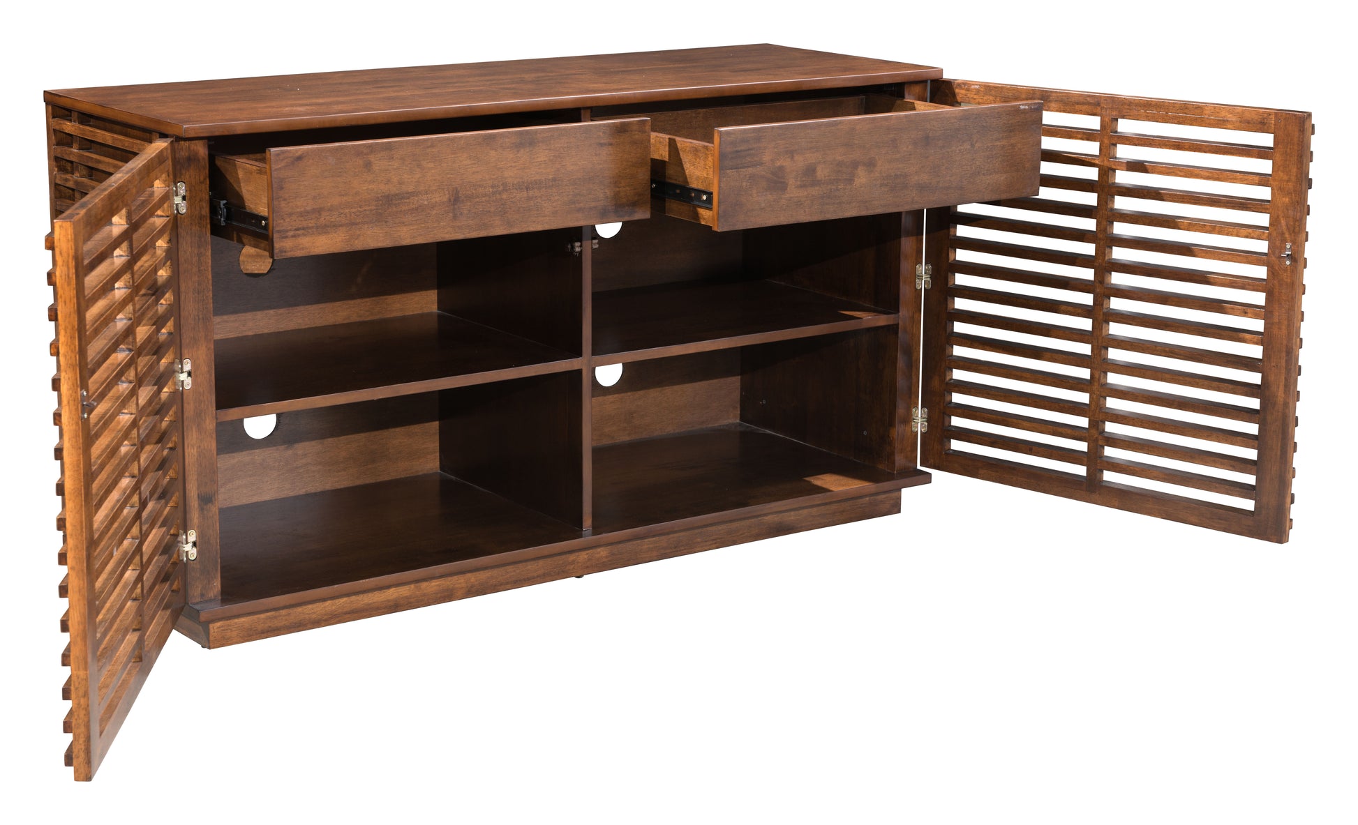 Linea Credenza Walnut - Disselt Designs