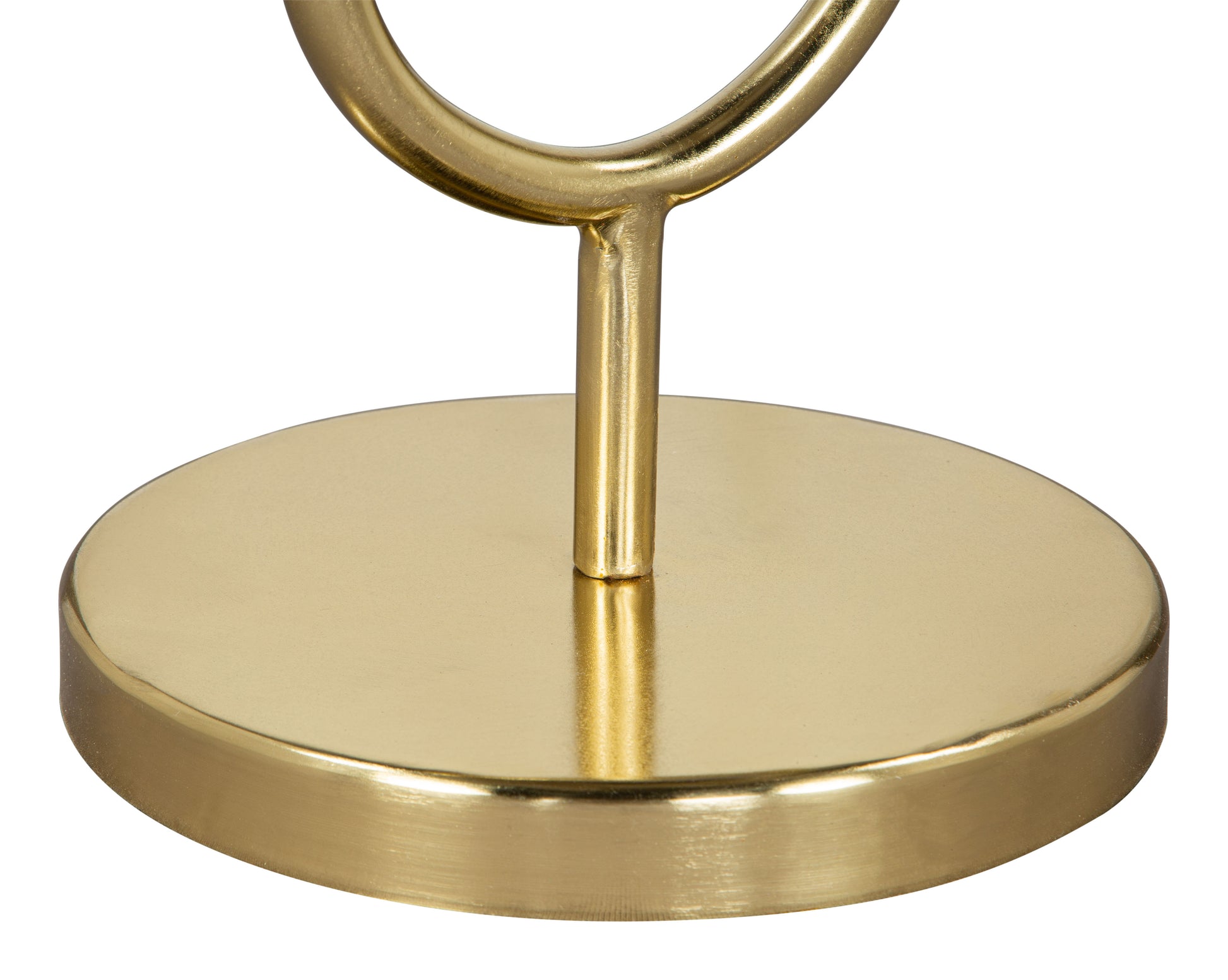 Marc Side Table White & Gold - Disselt Designs