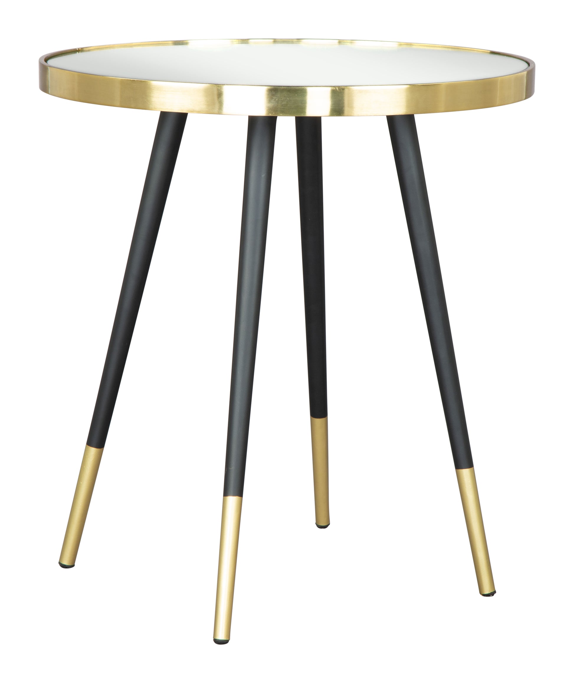 Particle Side Table Gold & Black - Disselt Designs