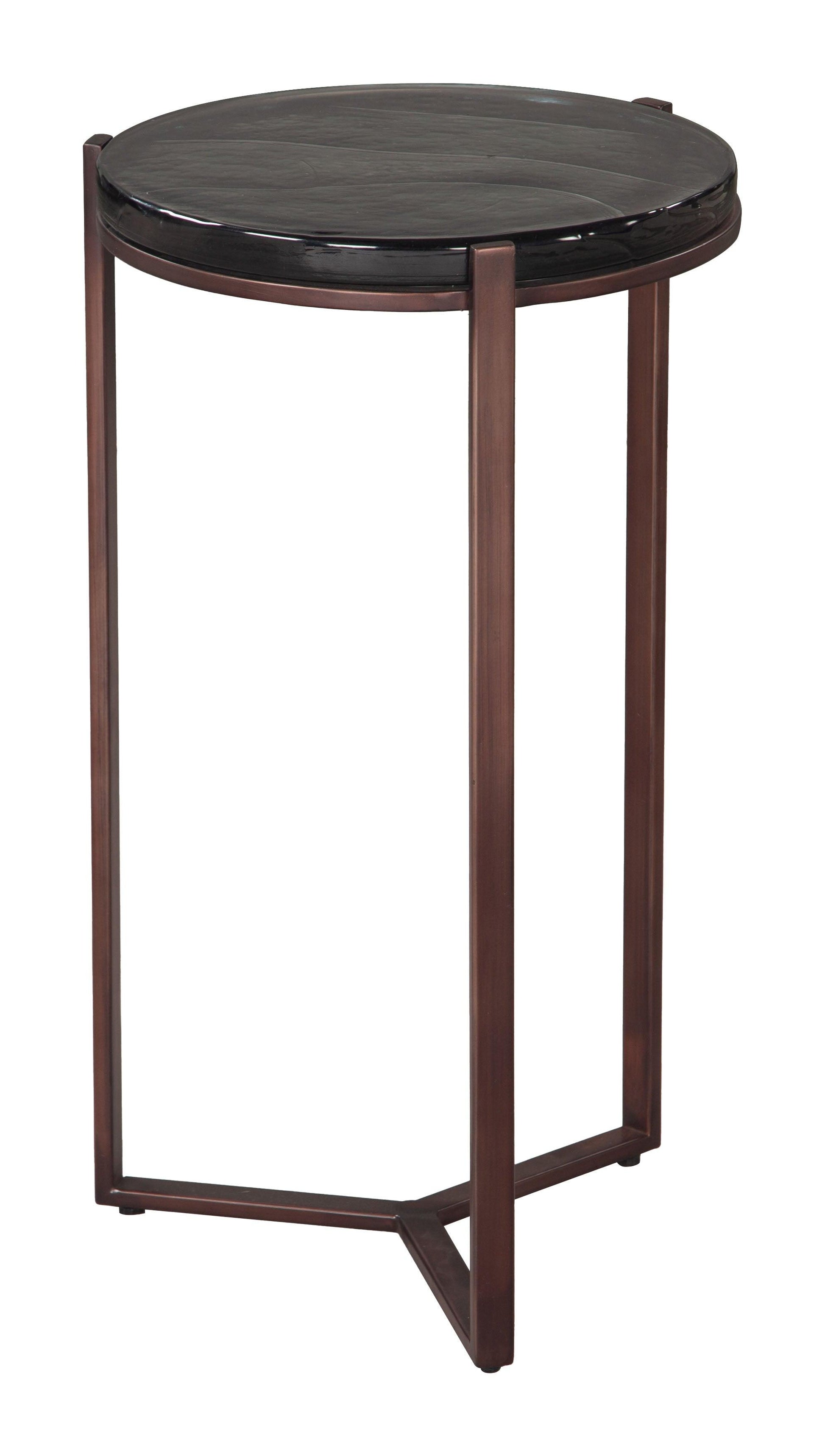 Daiza Side Table Bronze - Disselt Designs