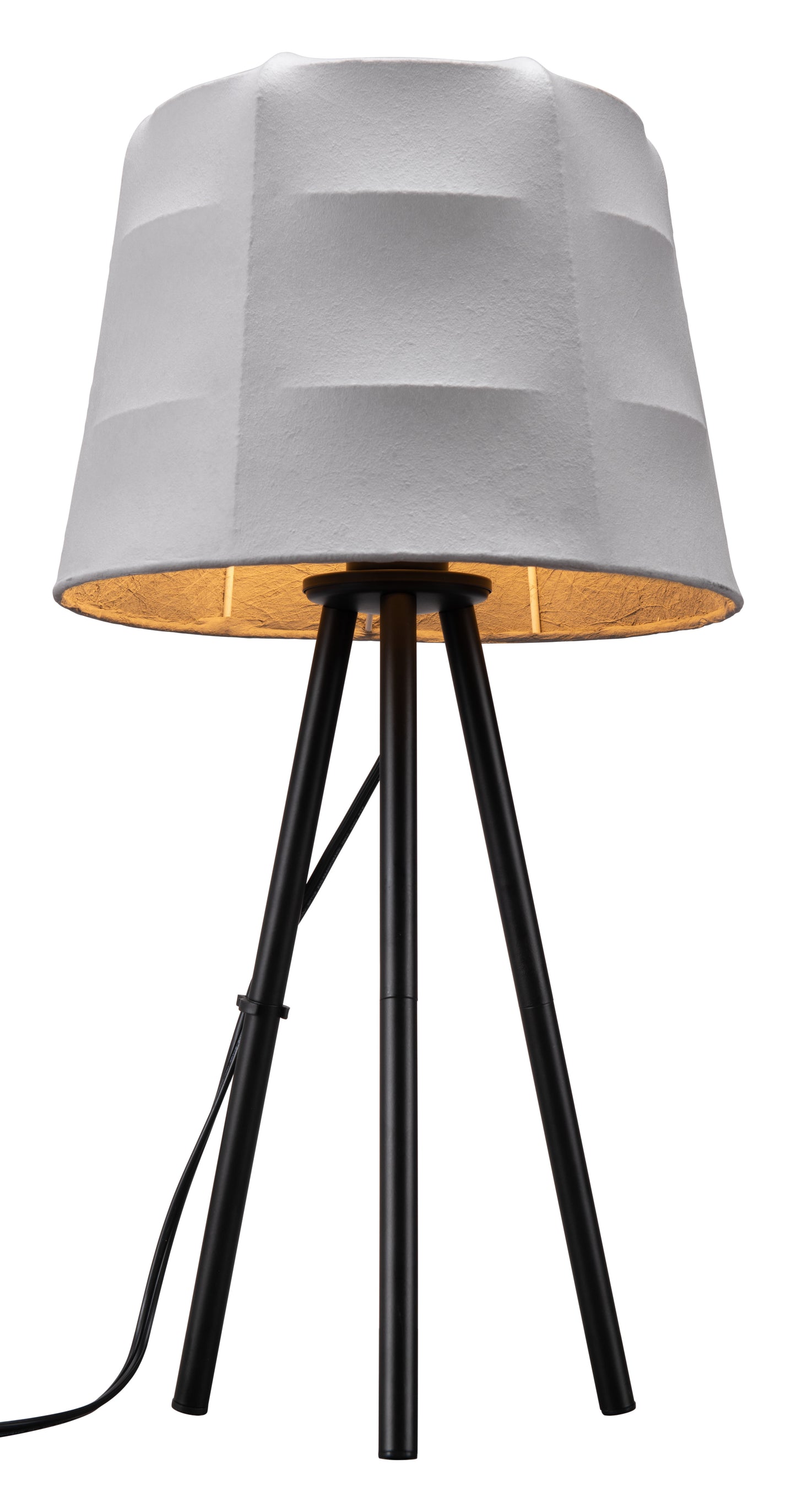 Mozzi Table Lamp Gray & Black - Disselt Designs