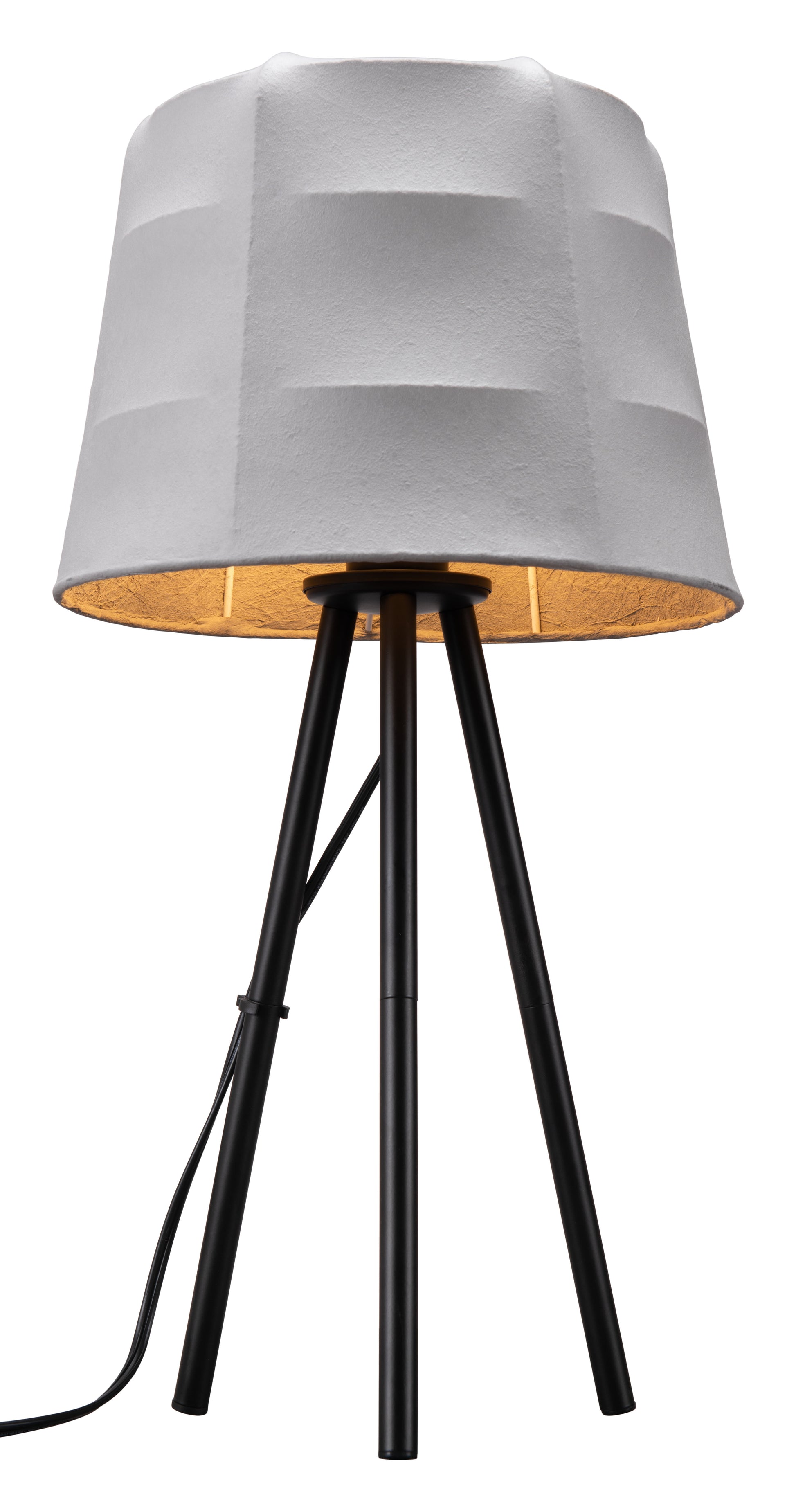 Mozzi Table Lamp Gray & Black - Disselt Designs
