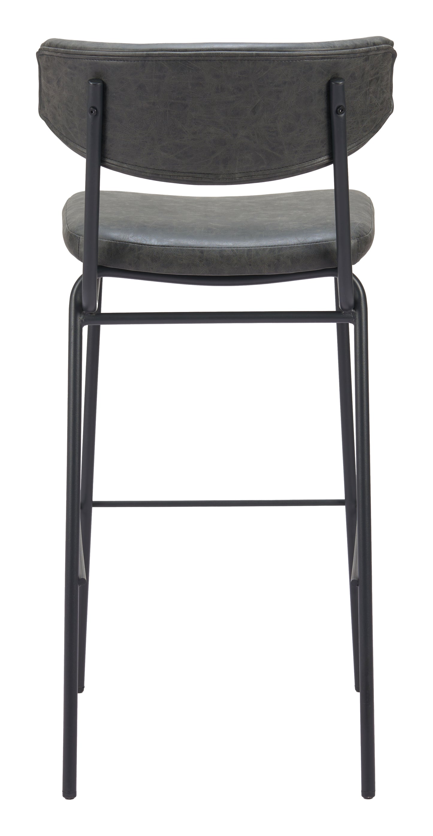 Charon Barstool (Set of 2) Vintage Black - Disselt Designs
