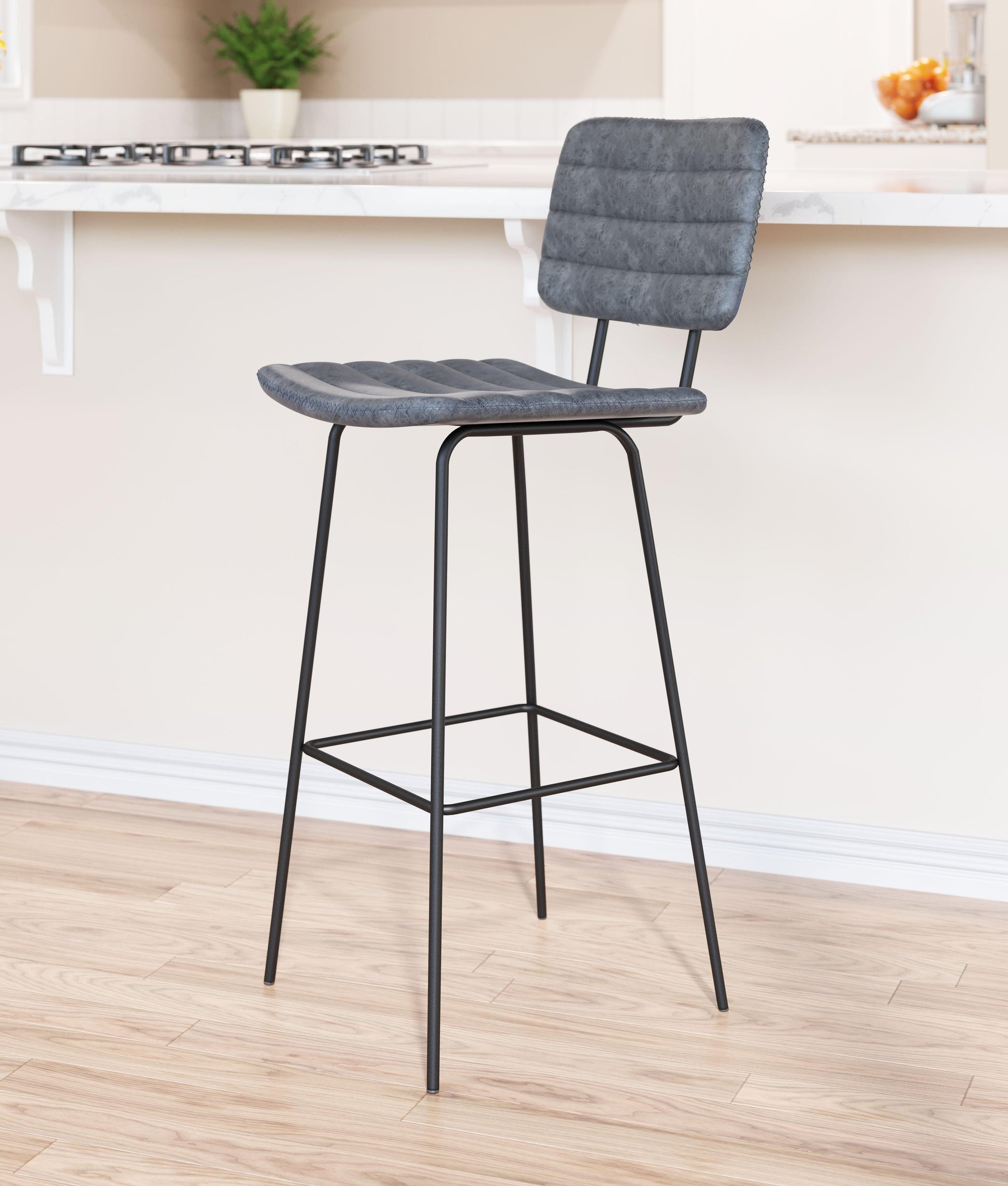 Boston Barstool (Set of 2) Vintage Black - Disselt Designs