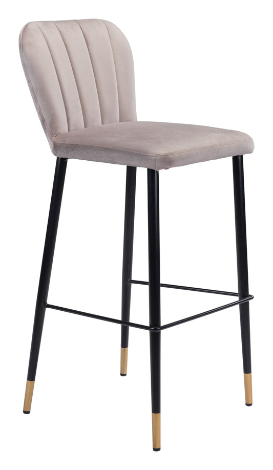 Manchester Barstool (Set of 2) Gray - Disselt Designs