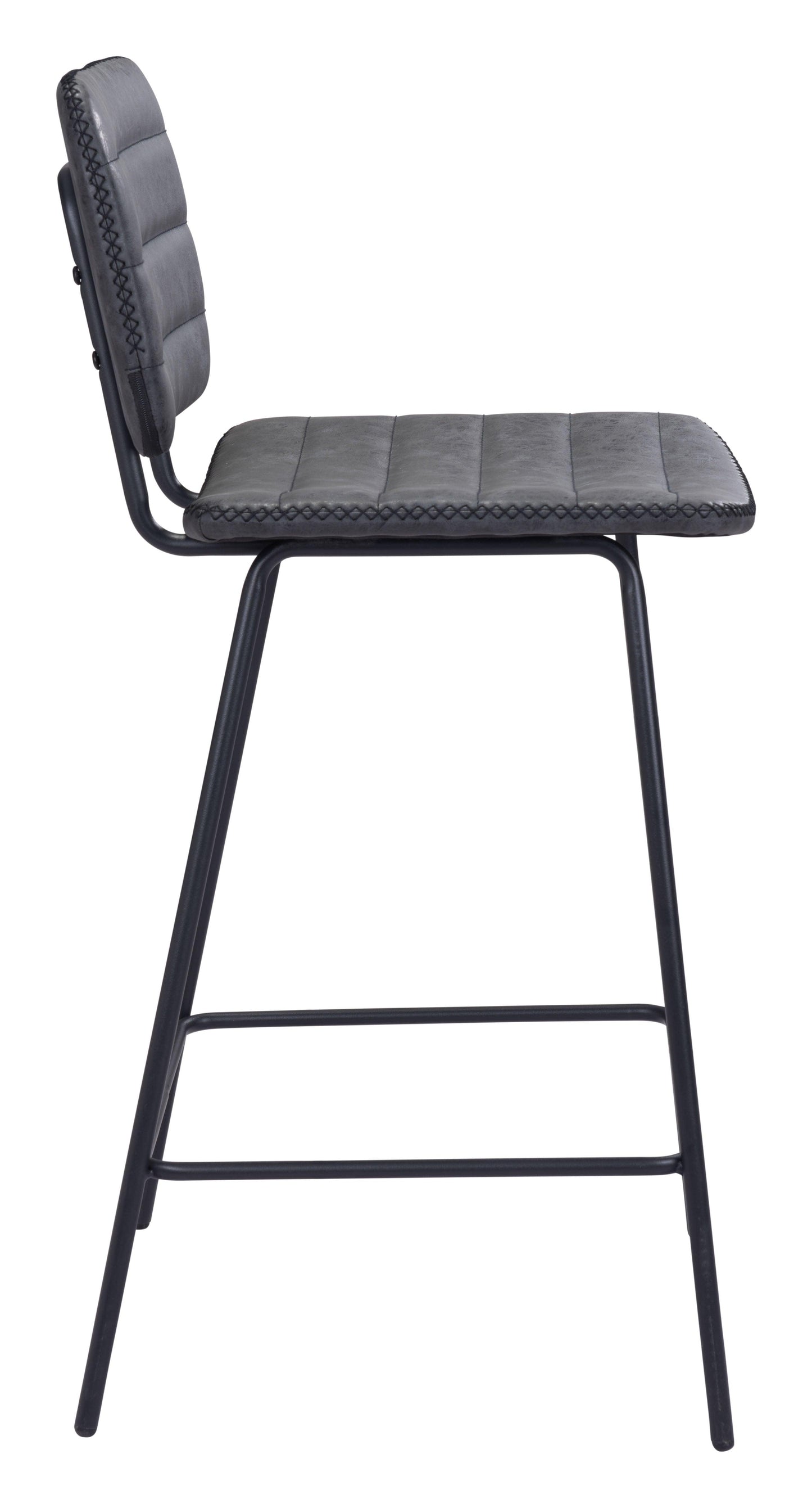Boston Counter Stool (Set of 2) Vintage Black - Disselt Designs