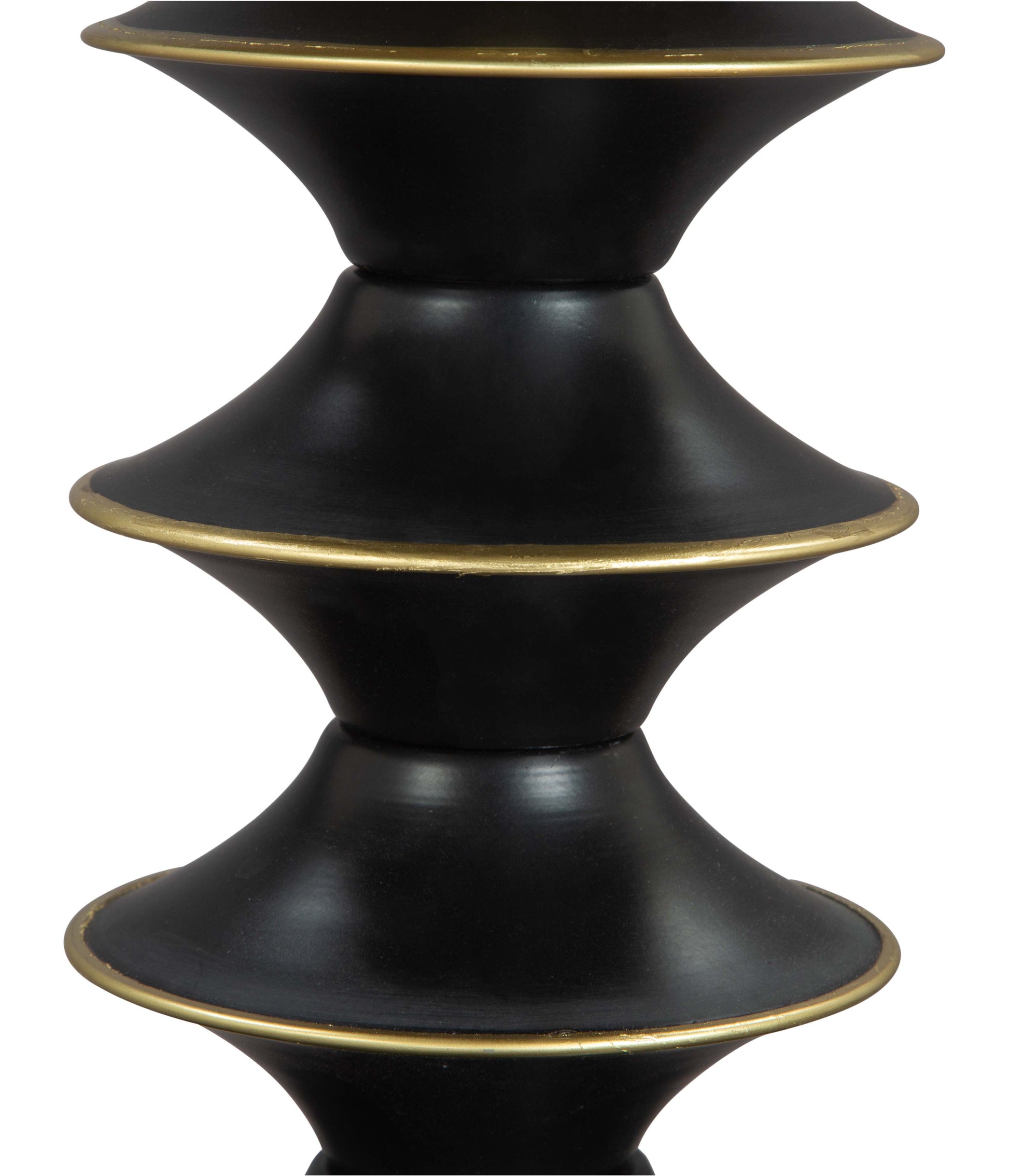 Donahue Side Table Gold & Black - Disselt Designs